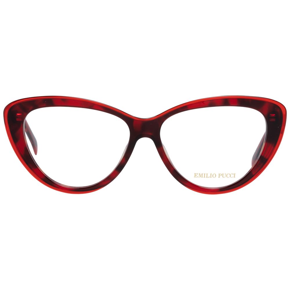 Emilio Pucci Red Women Optical Frames - Luksusmuotia Emilio Pucci - Tutustu YVES JAVANNI® 