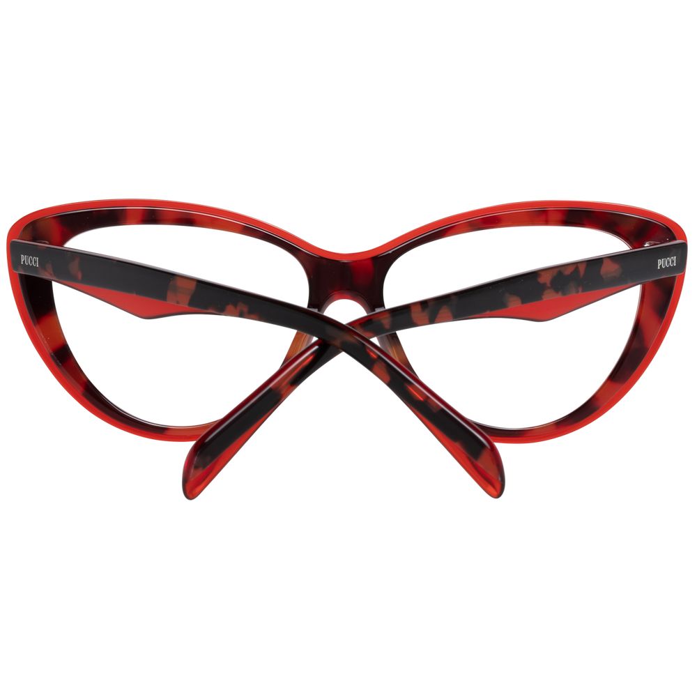 Emilio Pucci Red Women Optical Frames - Luksusmuotia Emilio Pucci - Tutustu YVES JAVANNI® 