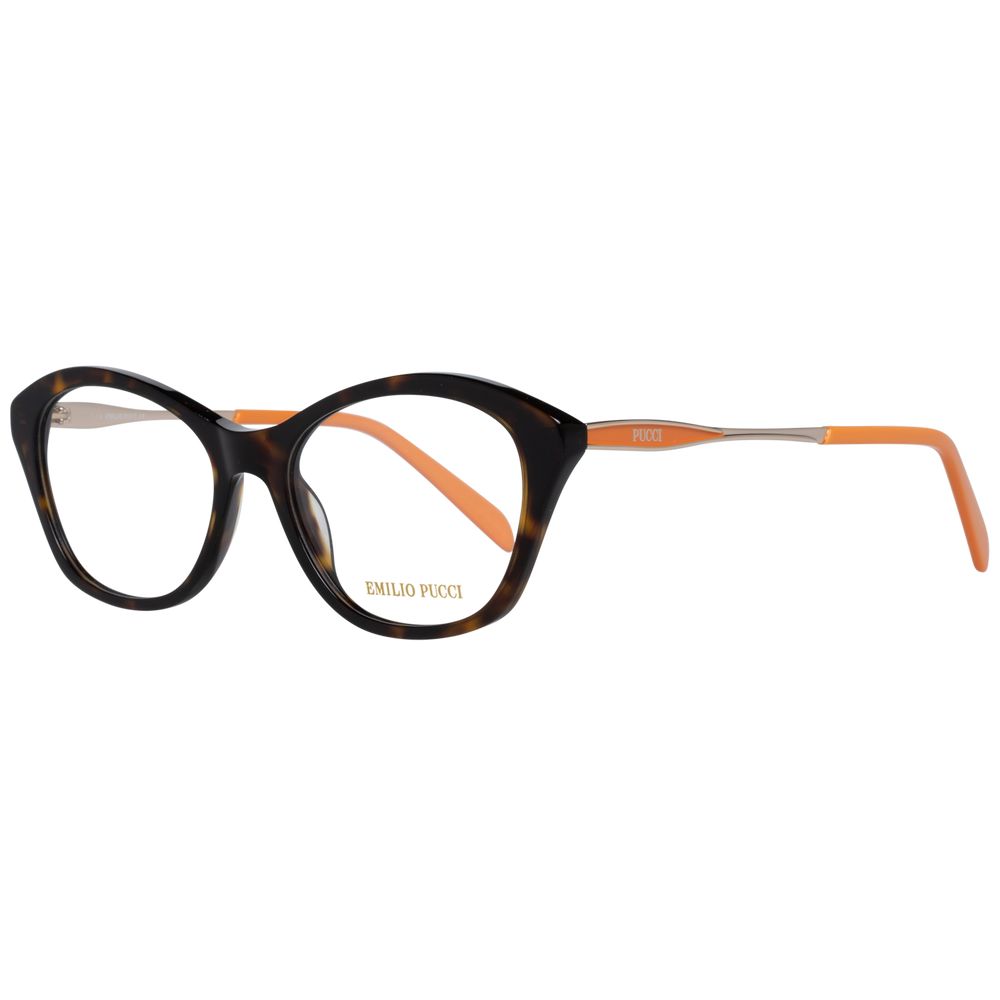 Emilio Pucci Brown Women Optical Frames - Luksusmuotia Emilio Pucci - Tutustu YVES JAVANNI® 