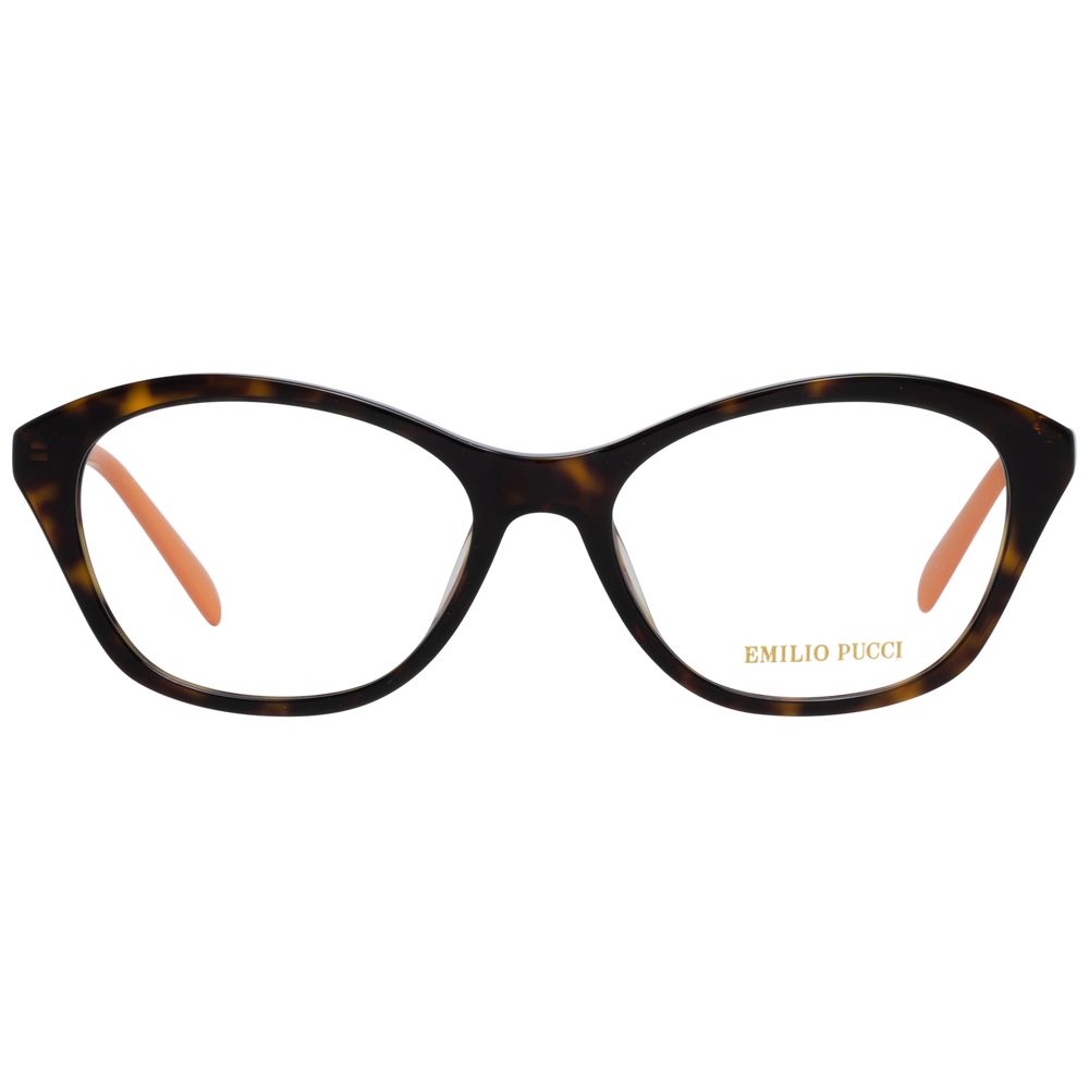 Emilio Pucci Brown Women Optical Frames - Luksusmuotia Emilio Pucci - Tutustu YVES JAVANNI® 