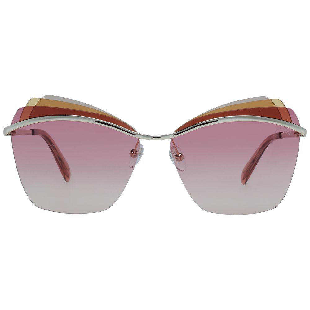 Emilio Pucci Gold Women Sunglasses - Luksusmuotia Emilio Pucci - Tutustu YVES JAVANNI® 