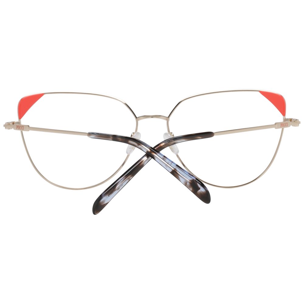 Emilio Pucci Rose Gold Women Optical Frames - Luksusmuotia Emilio Pucci - Tutustu YVES JAVANNI® 