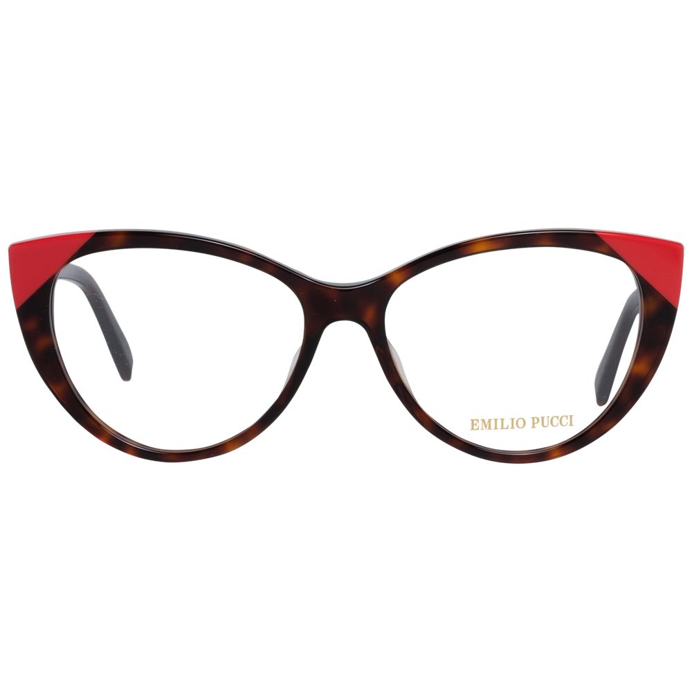 Emilio Pucci Brown Women Optical Frames - Luksusmuotia Emilio Pucci - Tutustu YVES JAVANNI® 