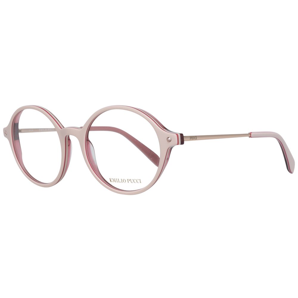 Emilio Pucci Cream Women Optical Frames - Luksusmuotia Emilio Pucci - Tutustu YVES JAVANNI® 