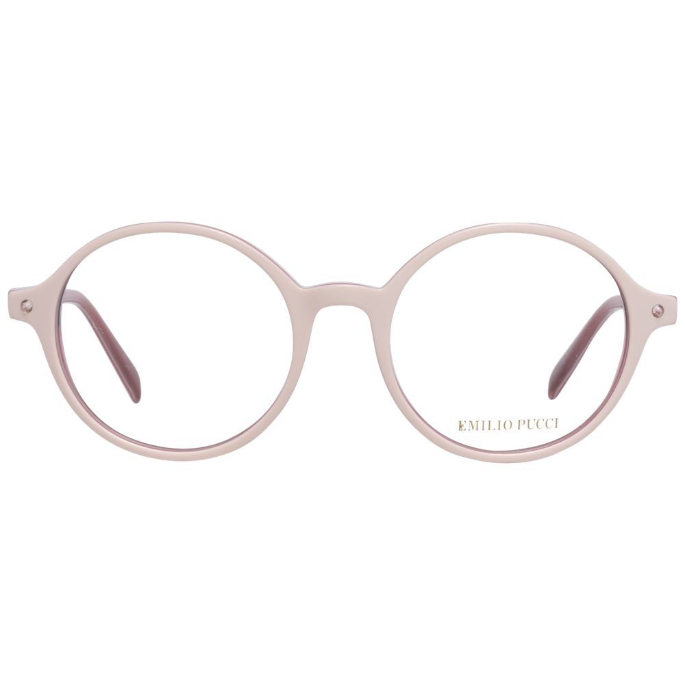 Emilio Pucci Cream Women Optical Frames - Luksusmuotia Emilio Pucci - Tutustu YVES JAVANNI® 