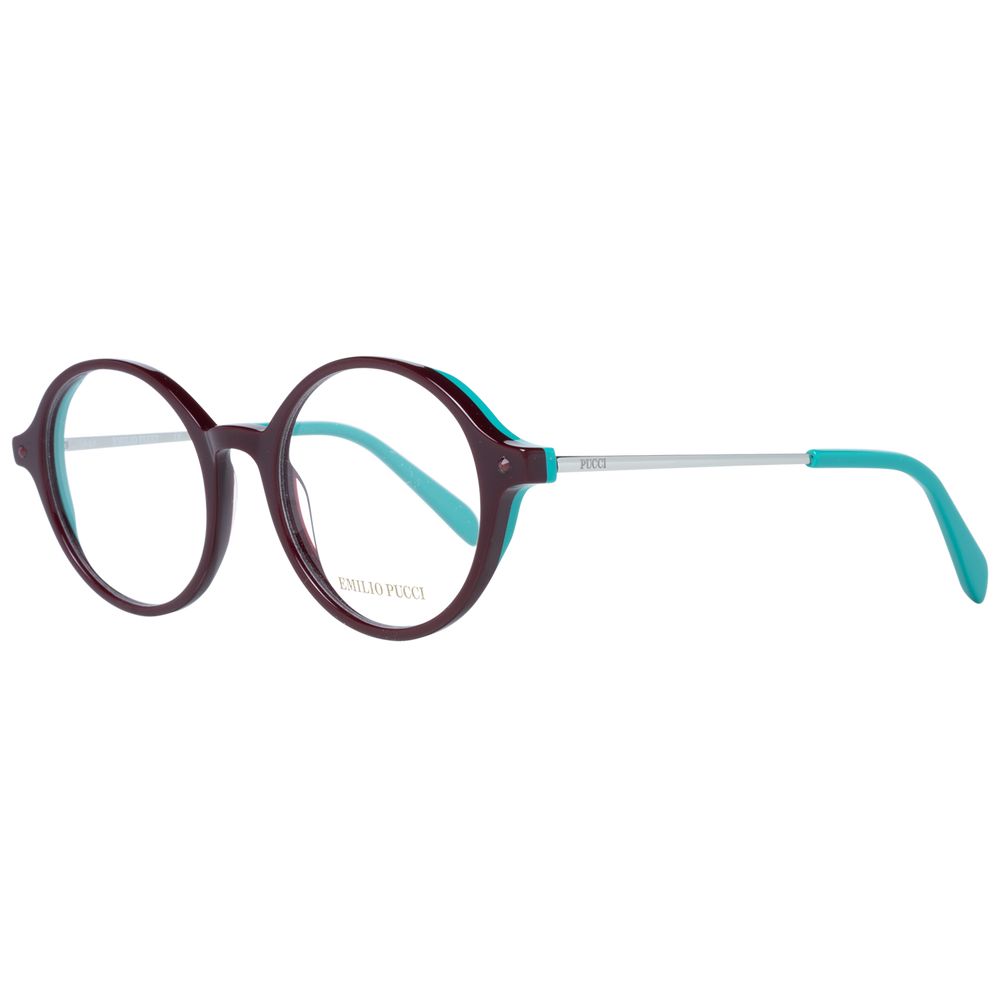 Emilio Pucci Burgundy Women Optical Frames - Luksusmuotia Emilio Pucci - Tutustu YVES JAVANNI® 