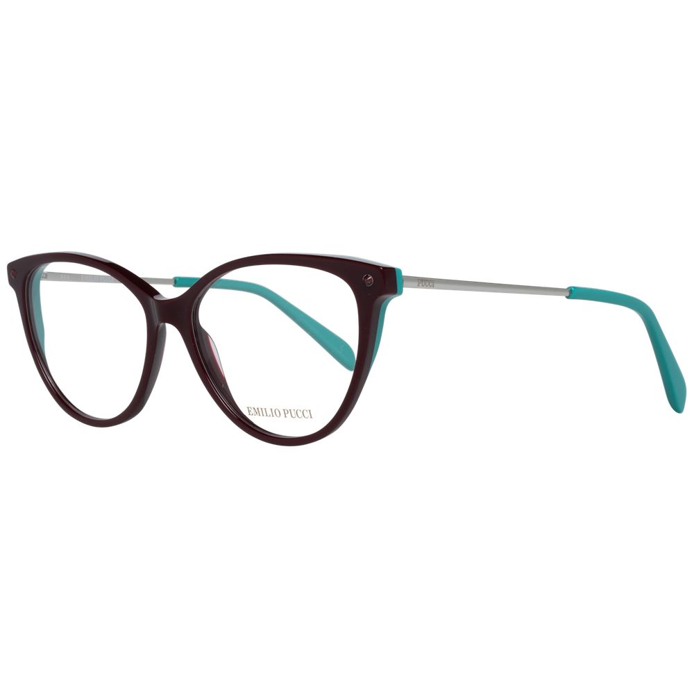 Emilio Pucci Burgundy Women Optical Frames - Luksusmuotia Emilio Pucci - Tutustu YVES JAVANNI® 