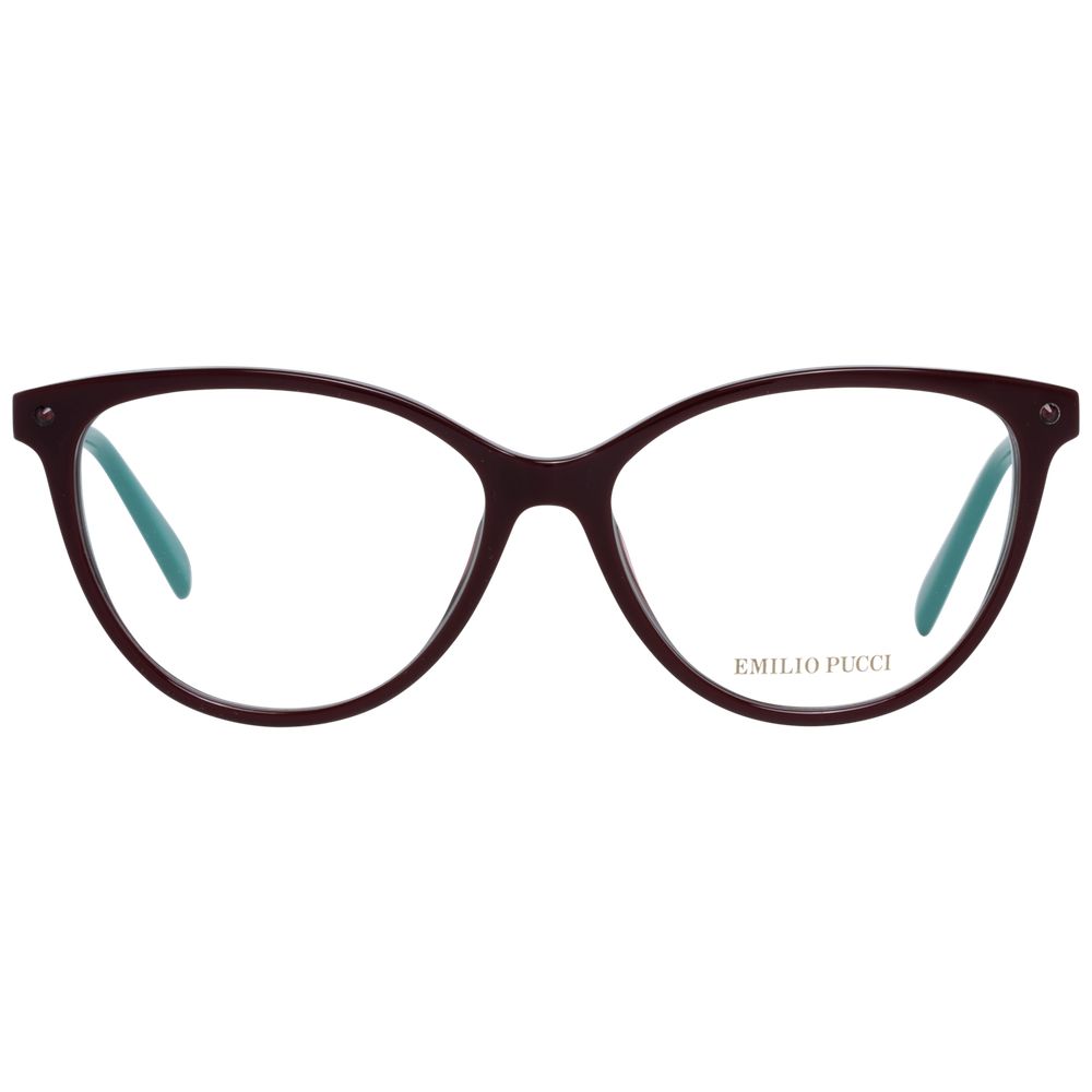 Emilio Pucci Burgundy Women Optical Frames - Luksusmuotia Emilio Pucci - Tutustu YVES JAVANNI® 