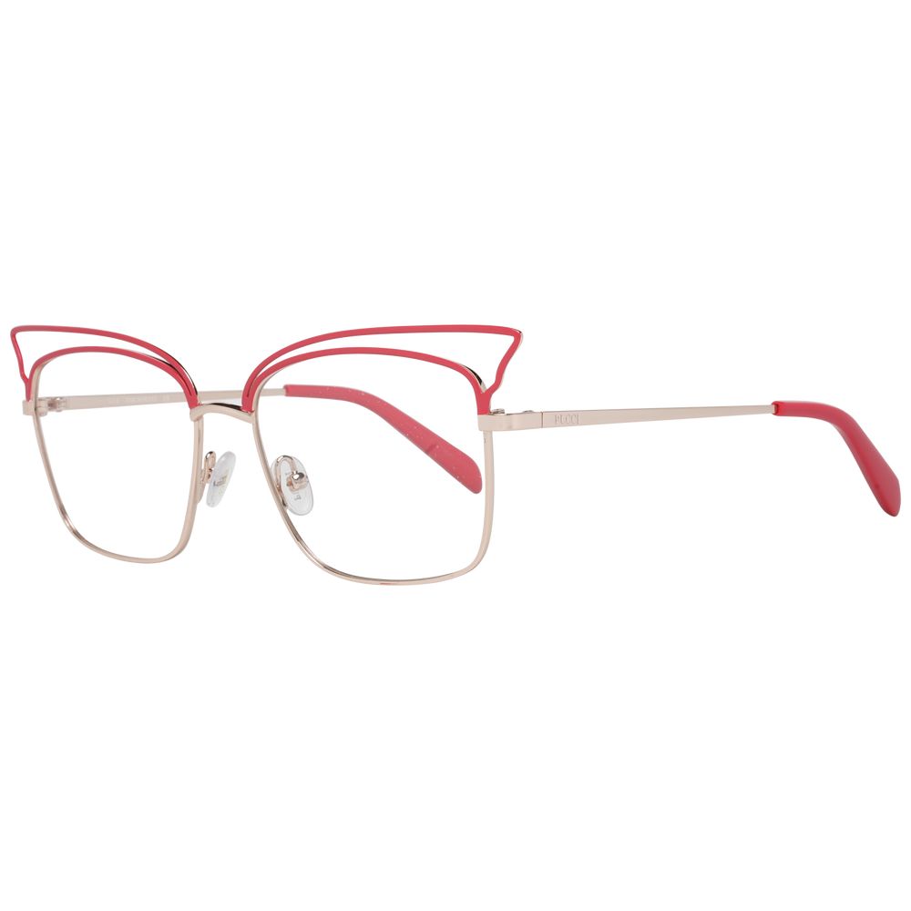 Emilio Pucci Red Women Optical Frames - Luksusmuotia Emilio Pucci - Tutustu YVES JAVANNI® 