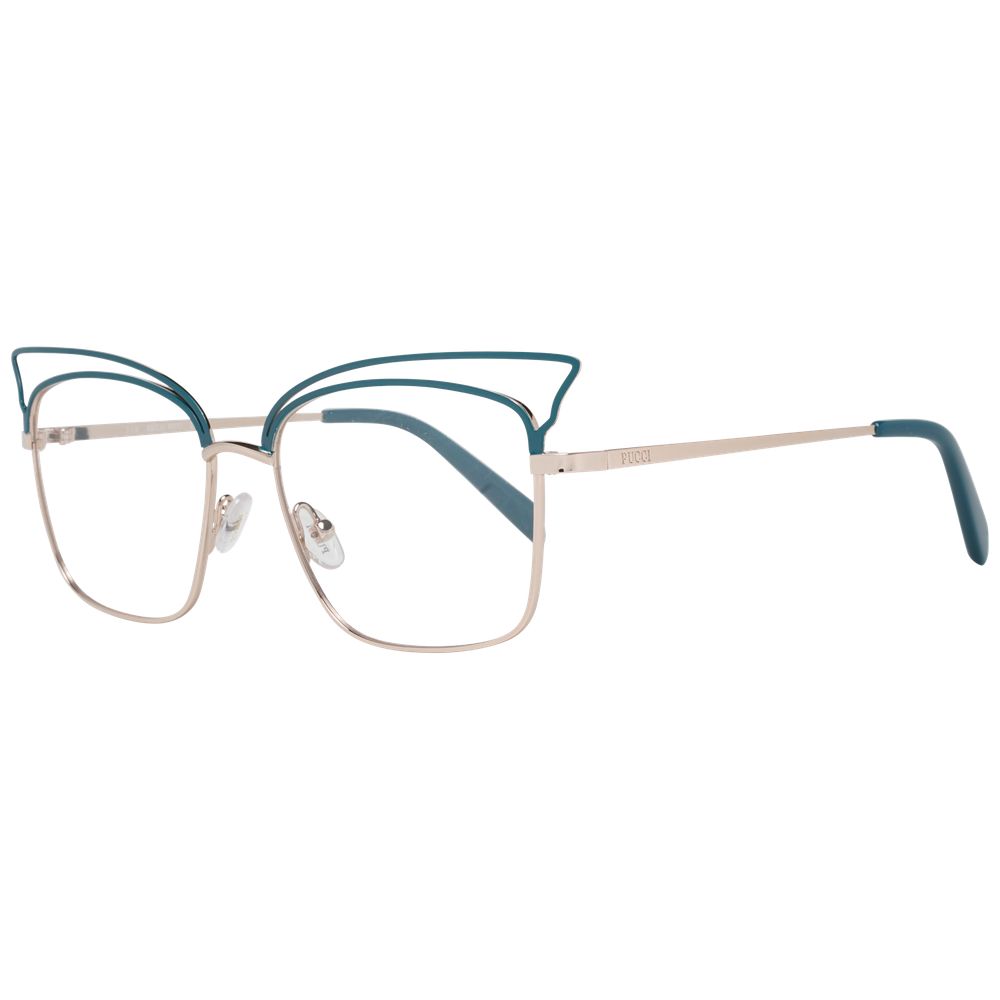 Emilio Pucci Turquoise Women Optical Frames - Luksusmuotia Emilio Pucci - Tutustu YVES JAVANNI® 