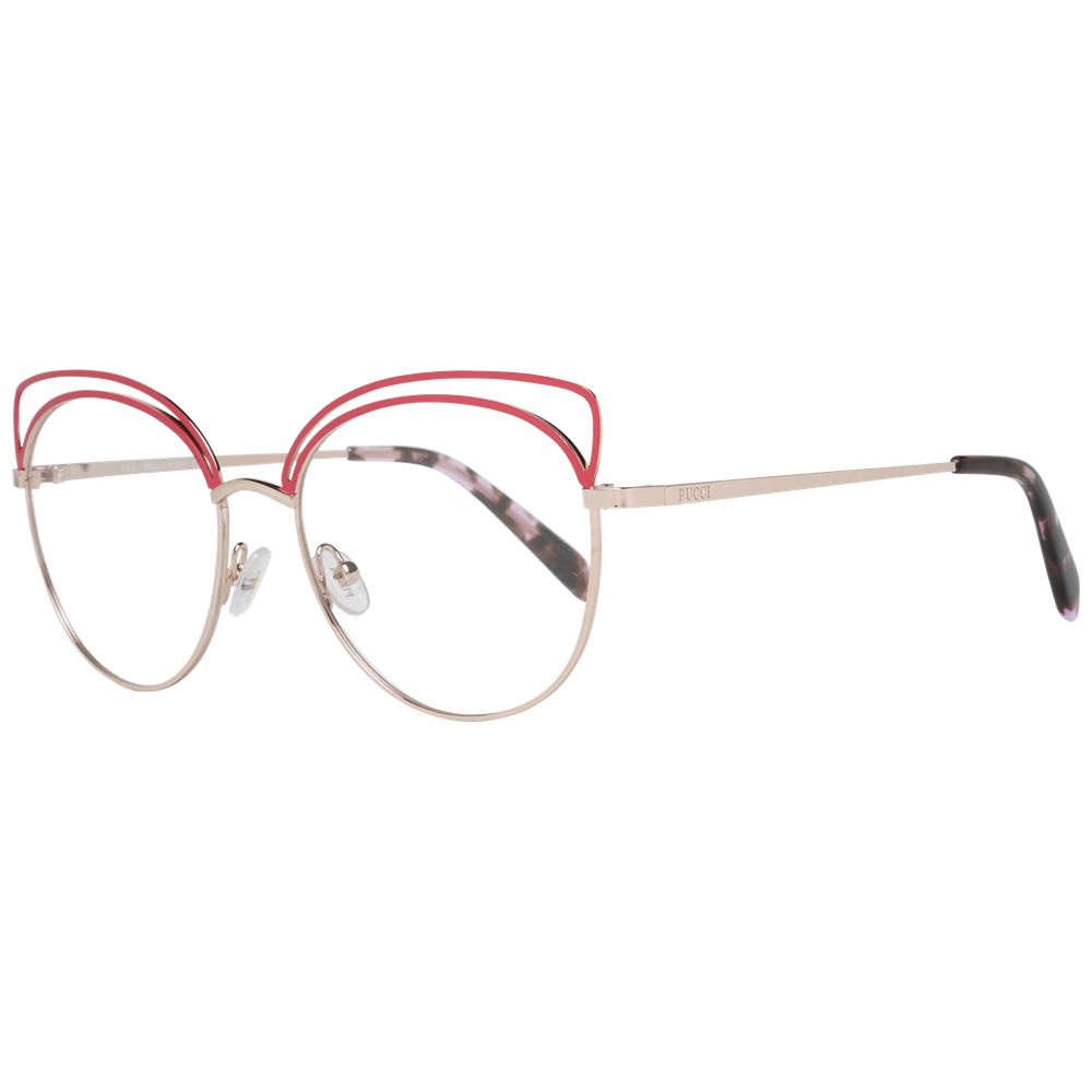 Emilio Pucci Rose Gold Women Optical Frames - Luksusmuotia Emilio Pucci - Tutustu YVES JAVANNI® 