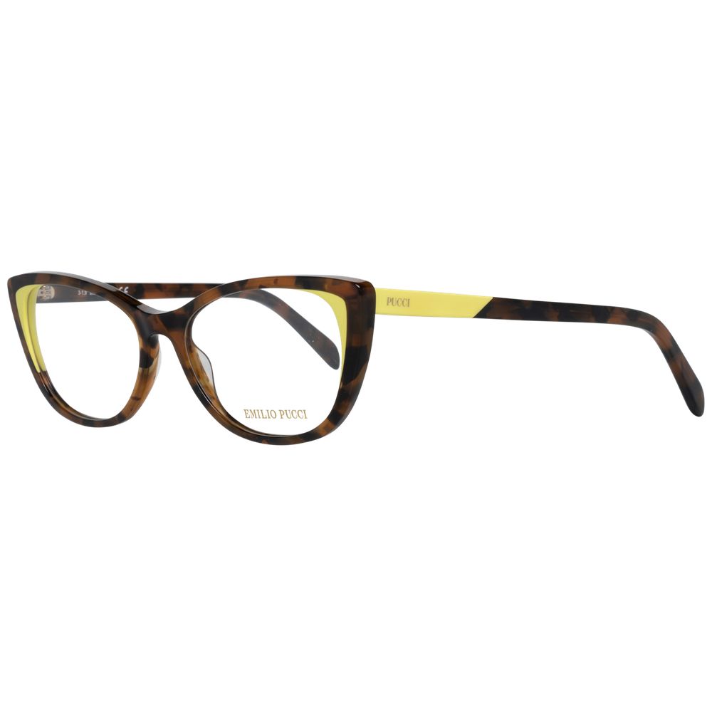 Emilio Pucci Brown Women Optical Frames - Luksusmuotia Emilio Pucci - Tutustu YVES JAVANNI® 