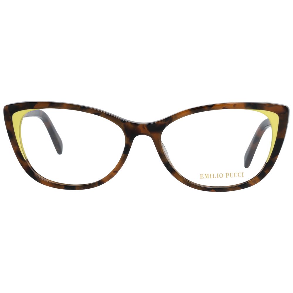 Emilio Pucci Brown Women Optical Frames - Luksusmuotia Emilio Pucci - Tutustu YVES JAVANNI® 