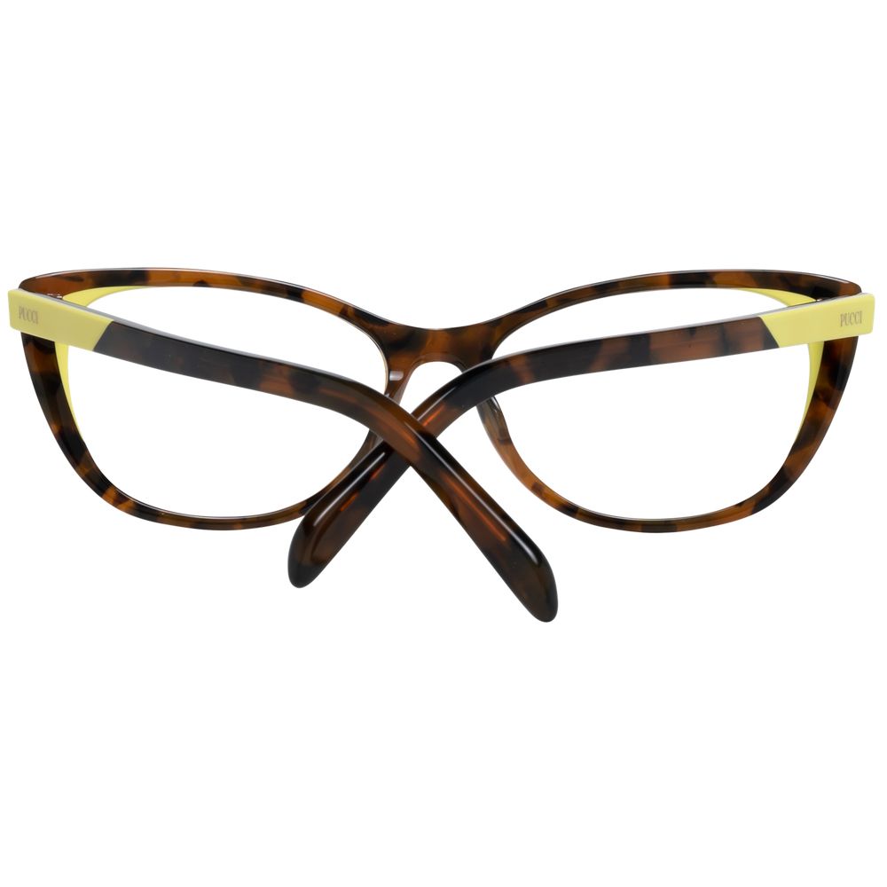 Emilio Pucci Brown Women Optical Frames - Luksusmuotia Emilio Pucci - Tutustu YVES JAVANNI® 