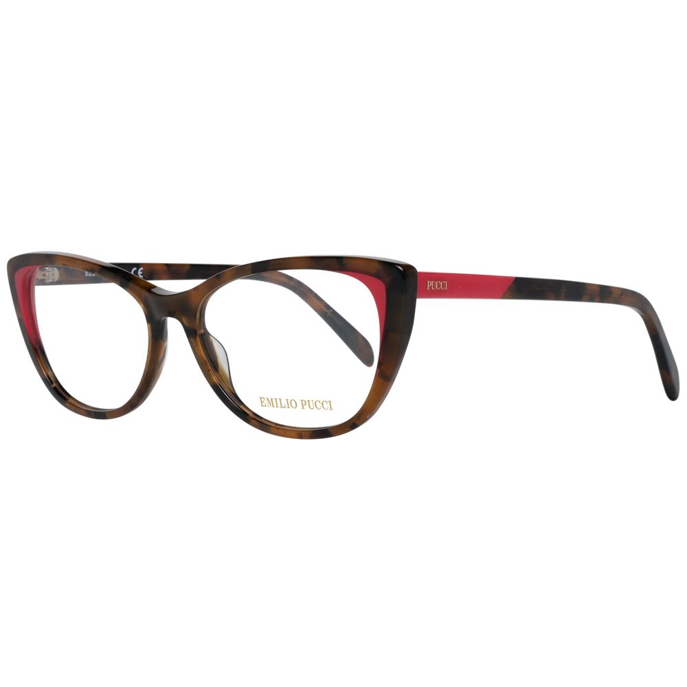 Emilio Pucci Brown Women Optical Frames - Luksusmuotia Emilio Pucci - Tutustu YVES JAVANNI® 