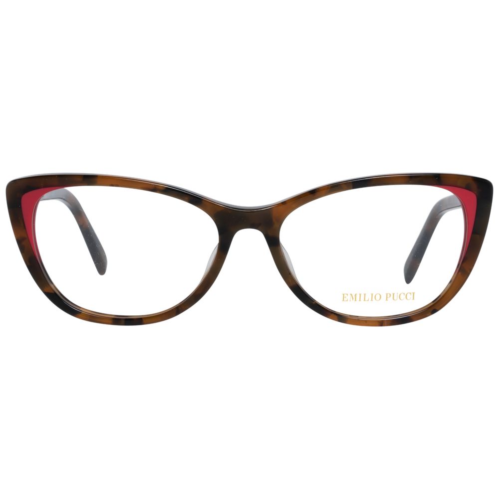 Emilio Pucci Brown Women Optical Frames - Luksusmuotia Emilio Pucci - Tutustu YVES JAVANNI® 