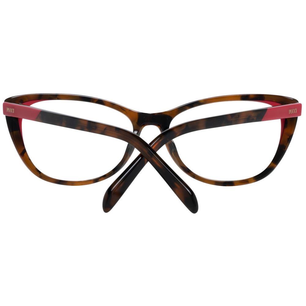 Emilio Pucci Brown Women Optical Frames - Luksusmuotia Emilio Pucci - Tutustu YVES JAVANNI® 