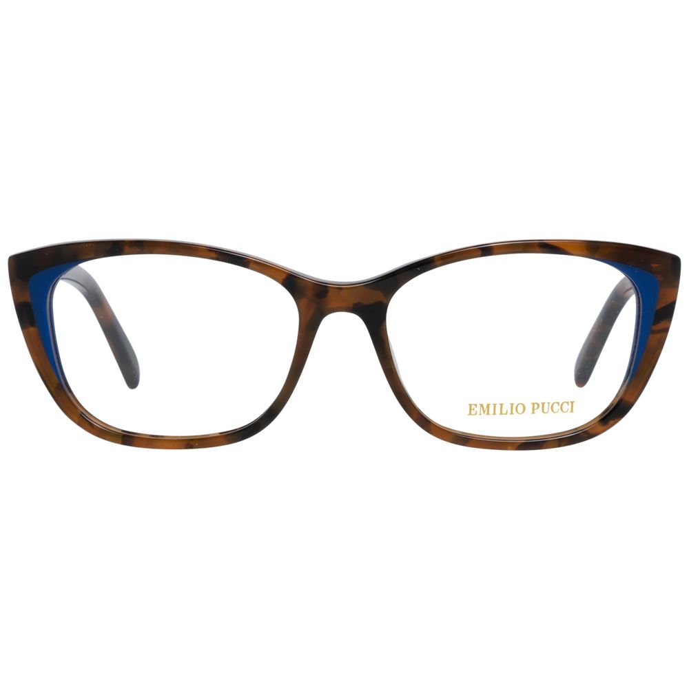 Emilio Pucci Brown Women Optical Frames - Luksusmuotia Emilio Pucci - Tutustu YVES JAVANNI® 