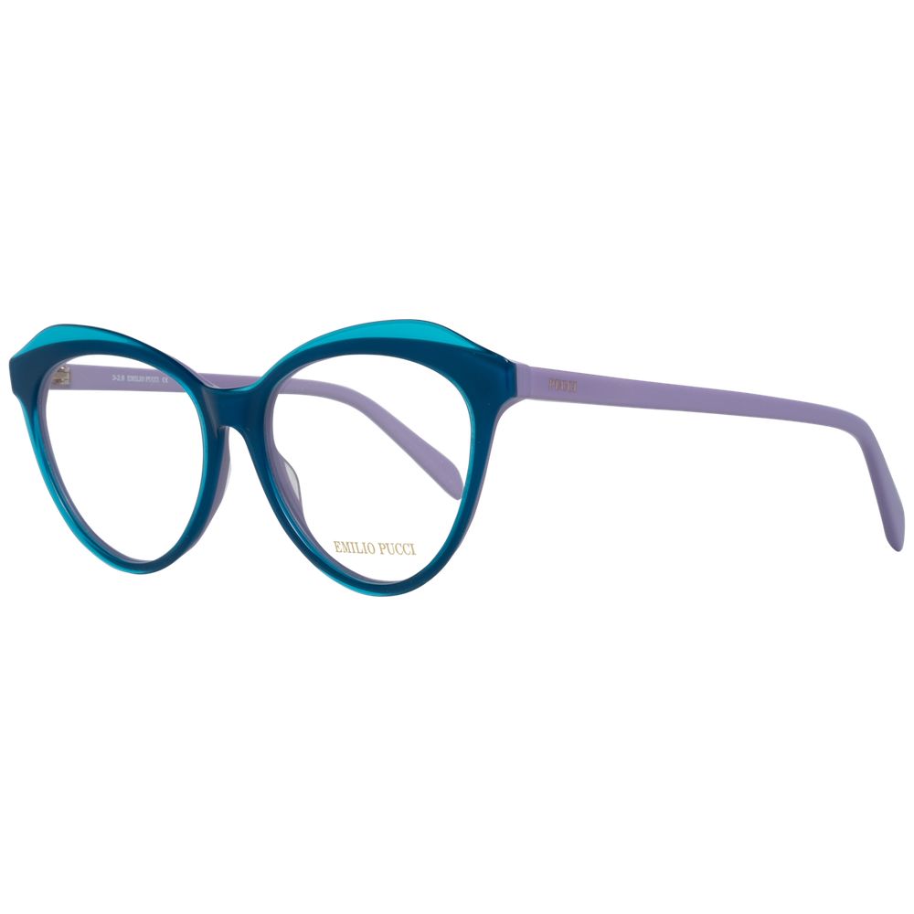 Emilio Pucci Turquoise Women Optical Frames - Luksusmuotia Emilio Pucci - Tutustu YVES JAVANNI® 