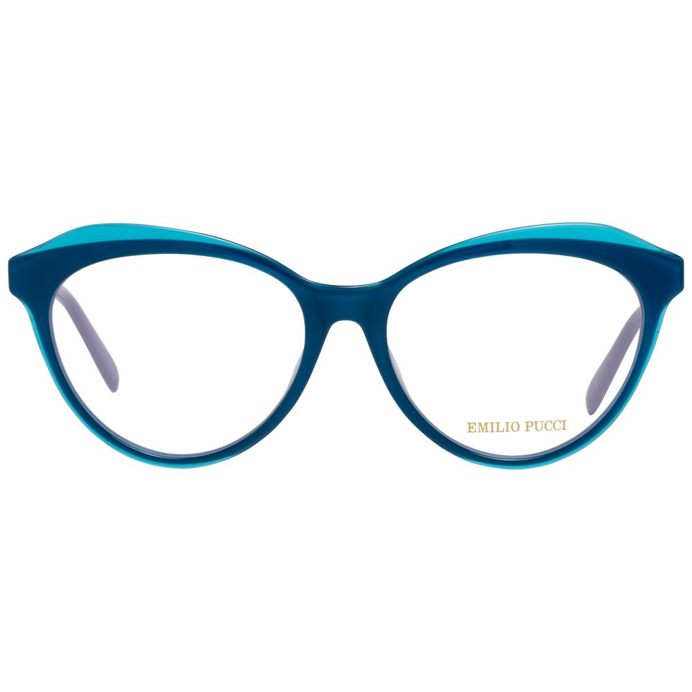 Emilio Pucci Turquoise Women Optical Frames - Luksusmuotia Emilio Pucci - Tutustu YVES JAVANNI® 