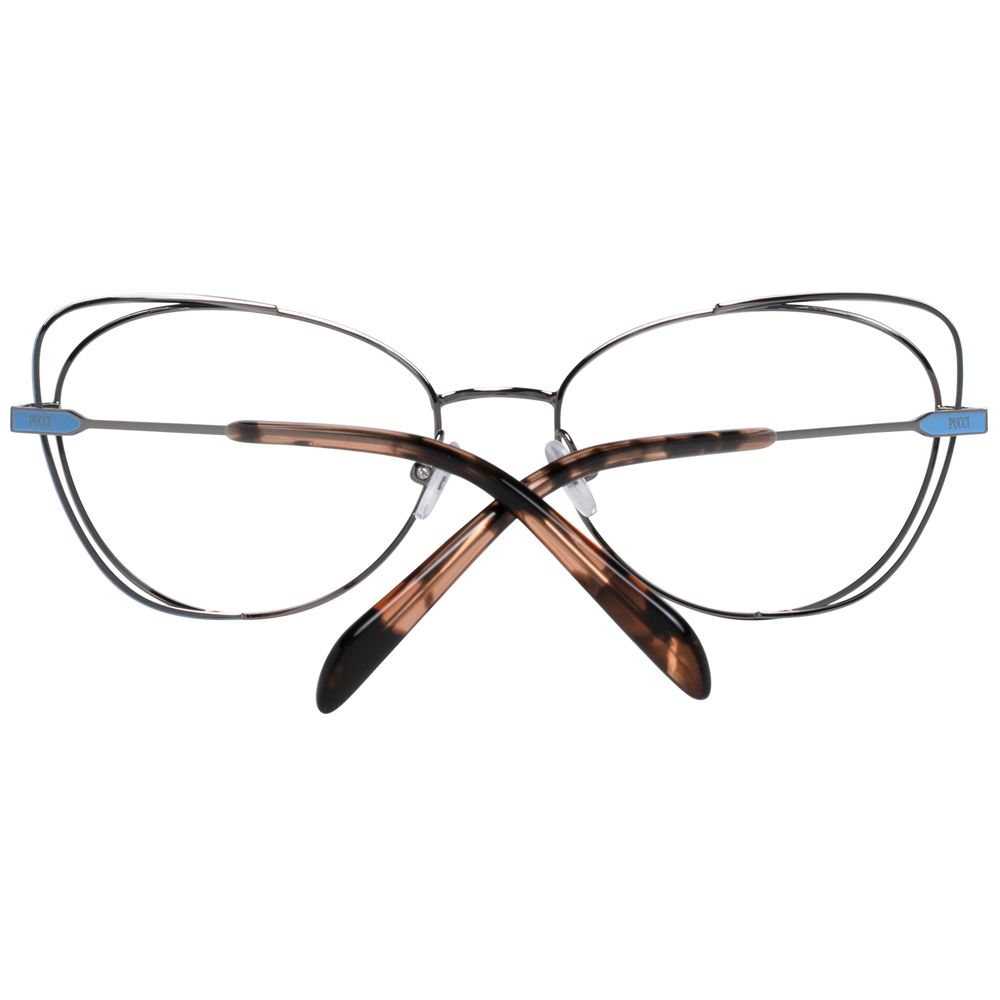 Emilio Pucci Silver Women Optical Frames - Luksusmuotia Emilio Pucci - Tutustu YVES JAVANNI® 