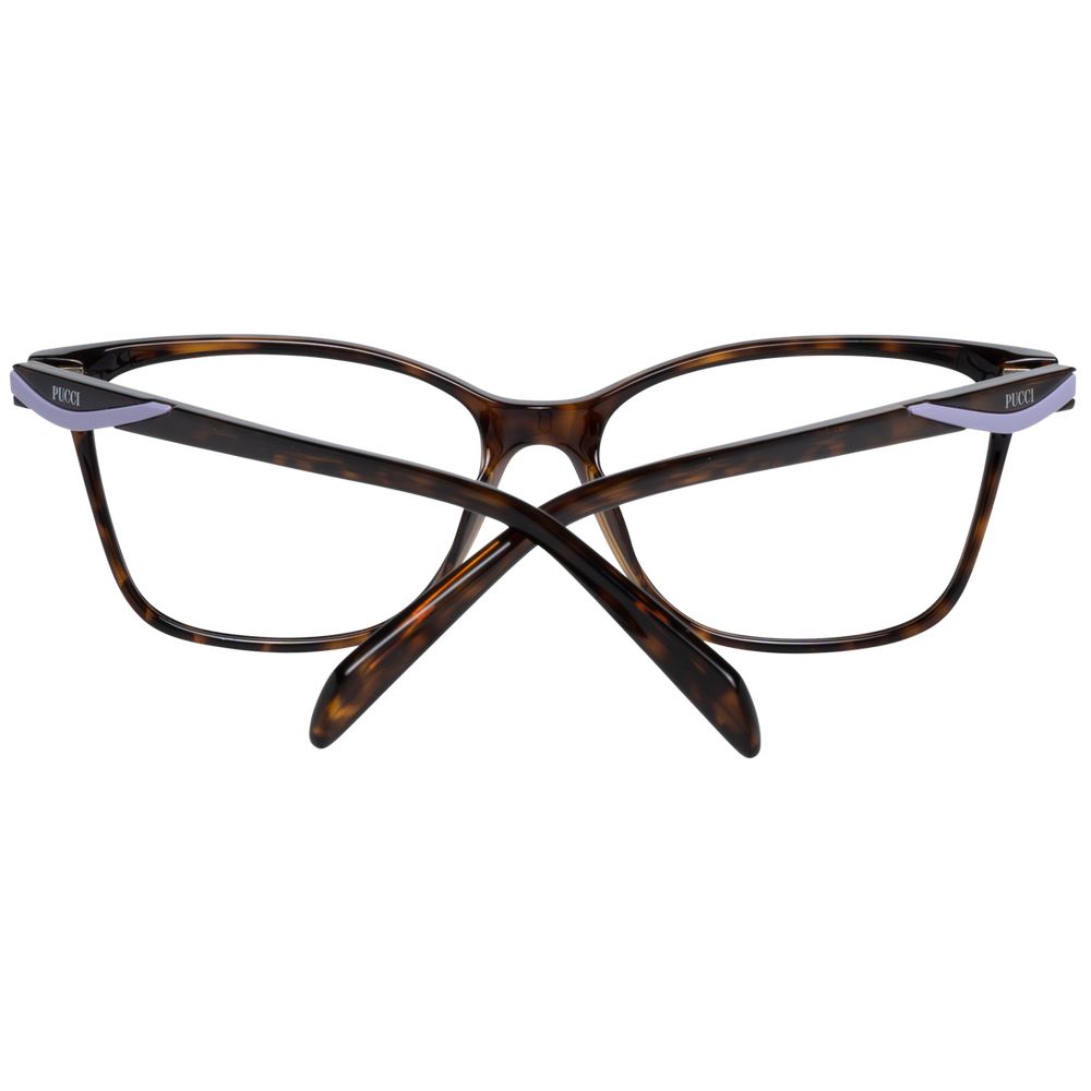 Emilio Pucci Brown Women Optical Frames - Luksusmuotia Emilio Pucci - Tutustu YVES JAVANNI® 