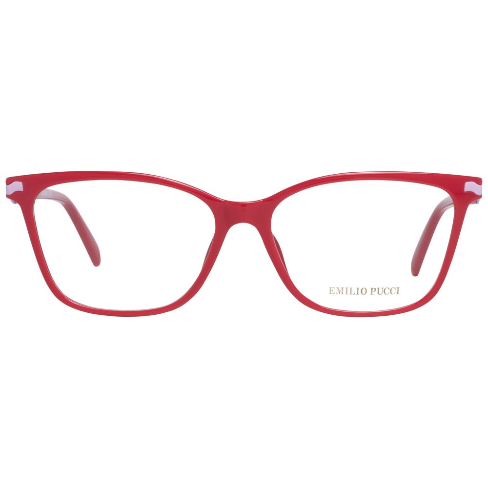 Emilio Pucci Red Women Optical Frames - Luksusmuotia Emilio Pucci - Tutustu YVES JAVANNI® 