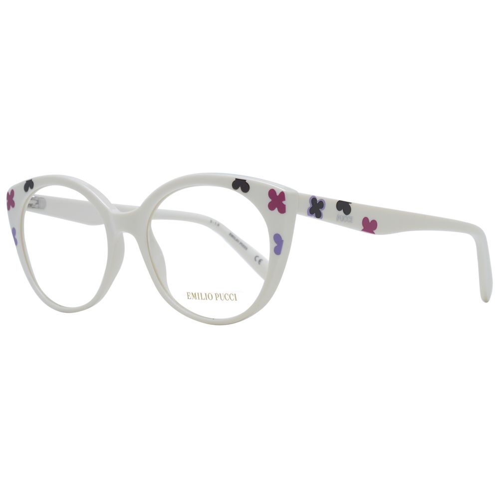 Emilio Pucci White Women Optical Frames - Luksusmuotia Emilio Pucci - Tutustu YVES JAVANNI® 