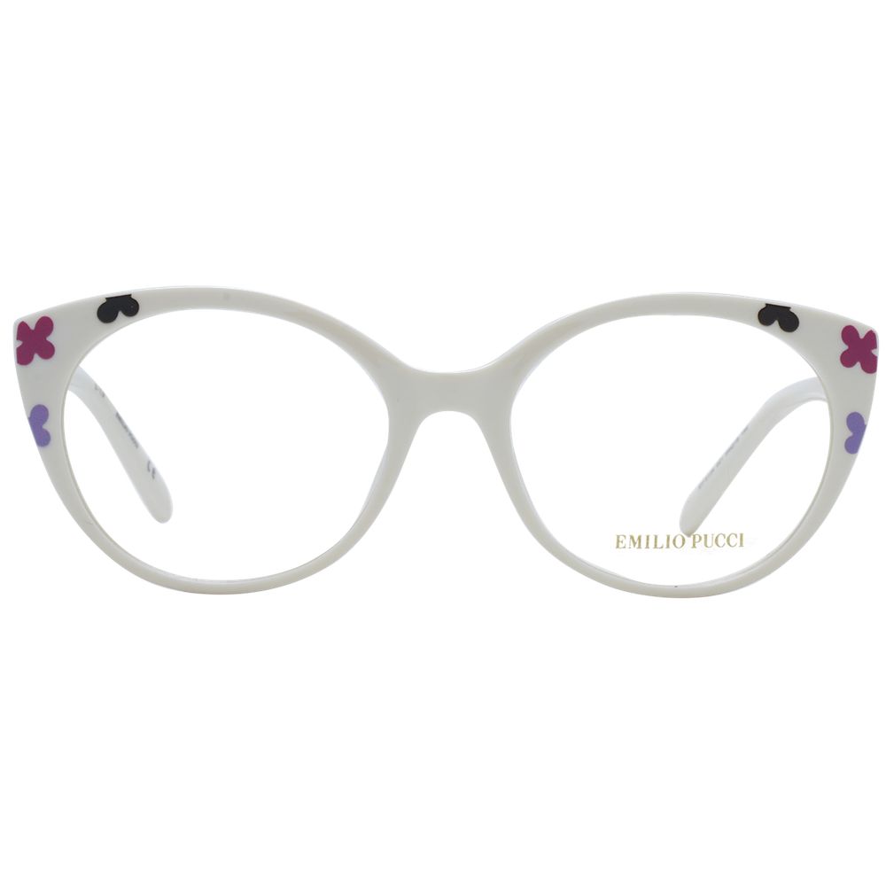 Emilio Pucci White Women Optical Frames - Luksusmuotia Emilio Pucci - Tutustu YVES JAVANNI® 