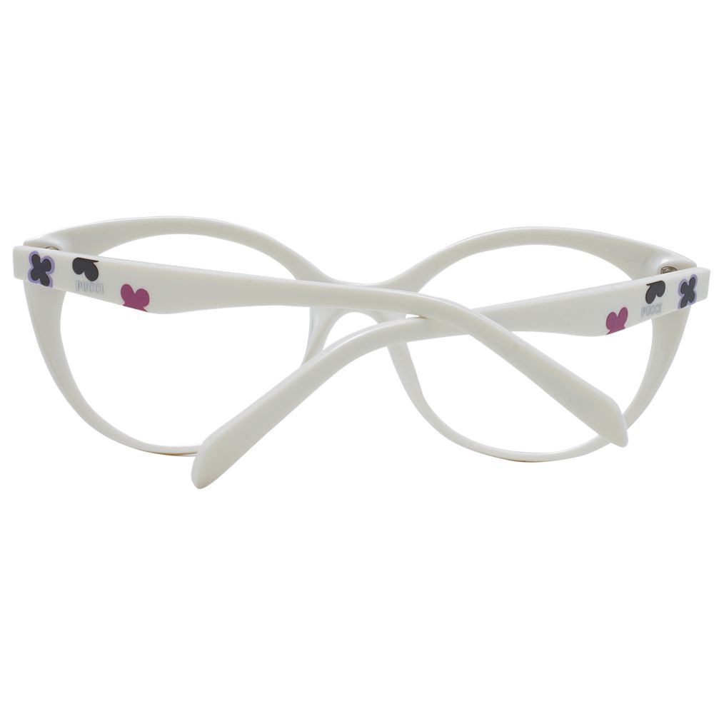 Emilio Pucci White Women Optical Frames - Luksusmuotia Emilio Pucci - Tutustu YVES JAVANNI® 