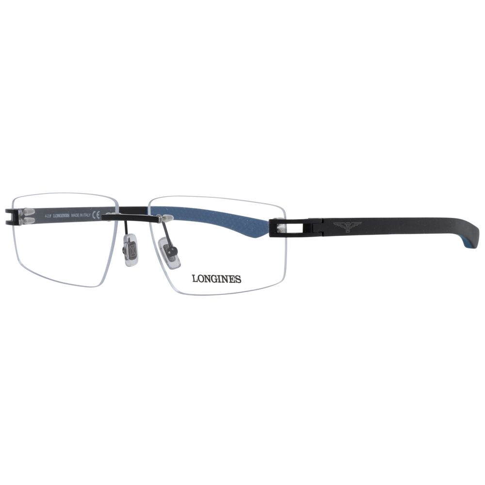 Longines Black Men Optical Frames - Luksusmuotia Longines - Tutustu YVES JAVANNI® 