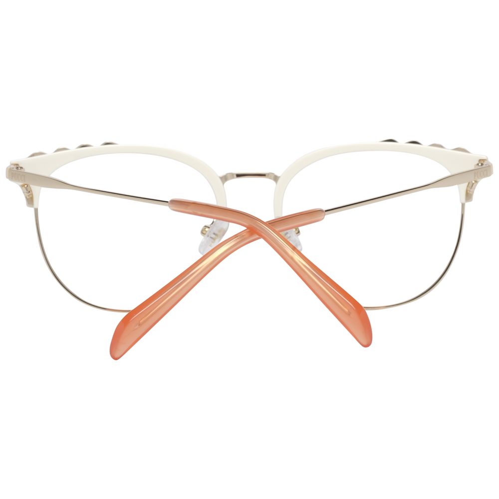 Emilio Pucci White Women Optical Frames - Luksusmuotia Emilio Pucci - Tutustu YVES JAVANNI® 