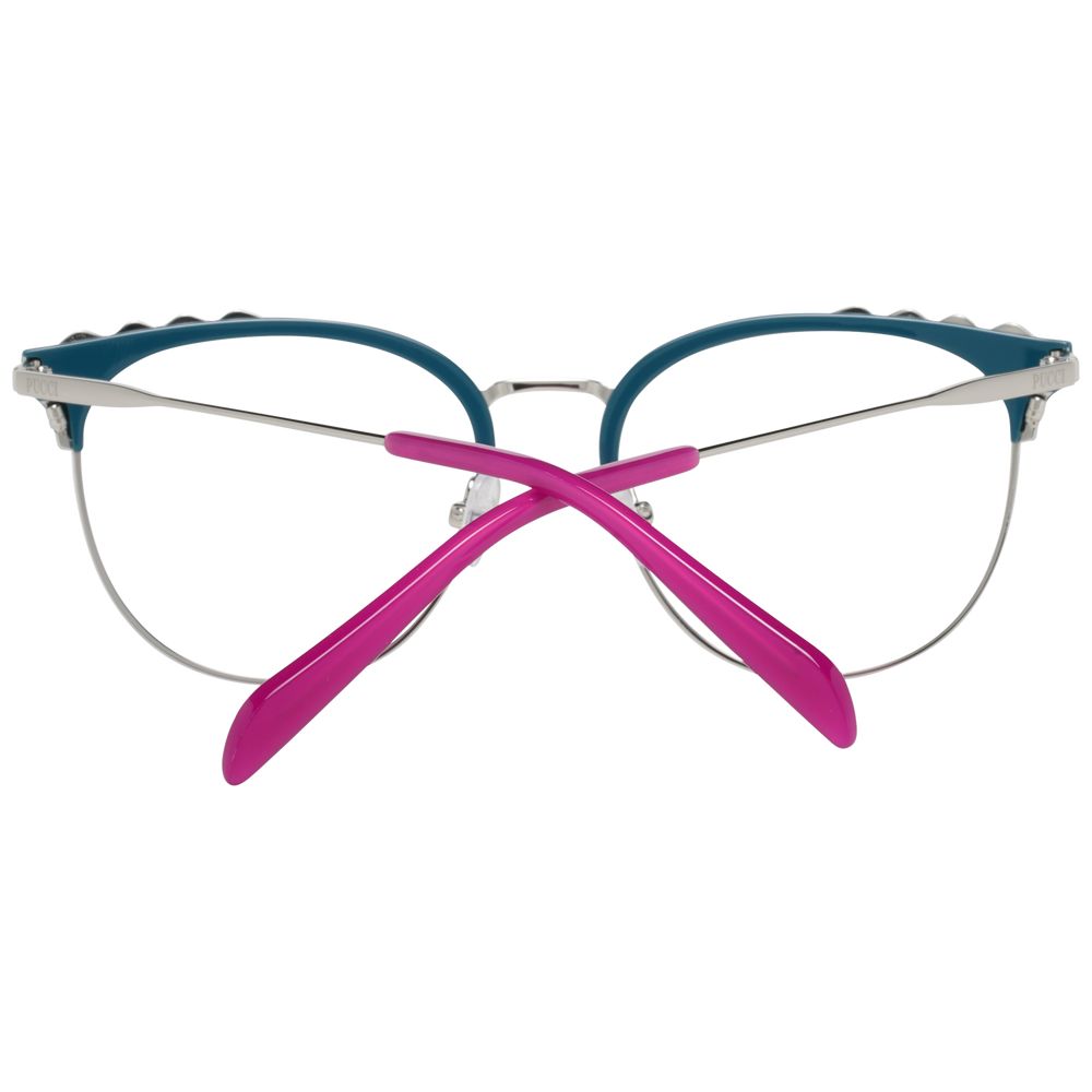 Emilio Pucci Turquoise Women Optical Frames - Luksusmuotia Emilio Pucci - Tutustu YVES JAVANNI® 