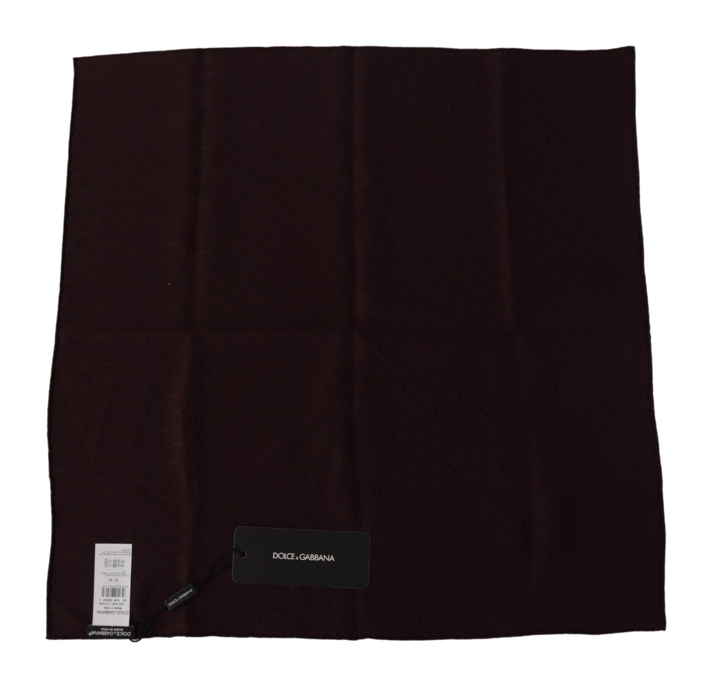 Dolce & Gabbana Elegant Silk Square Men's Scarf - Luksusmuotia Dolce & Gabbana - Tutustu YVES JAVANNI® 