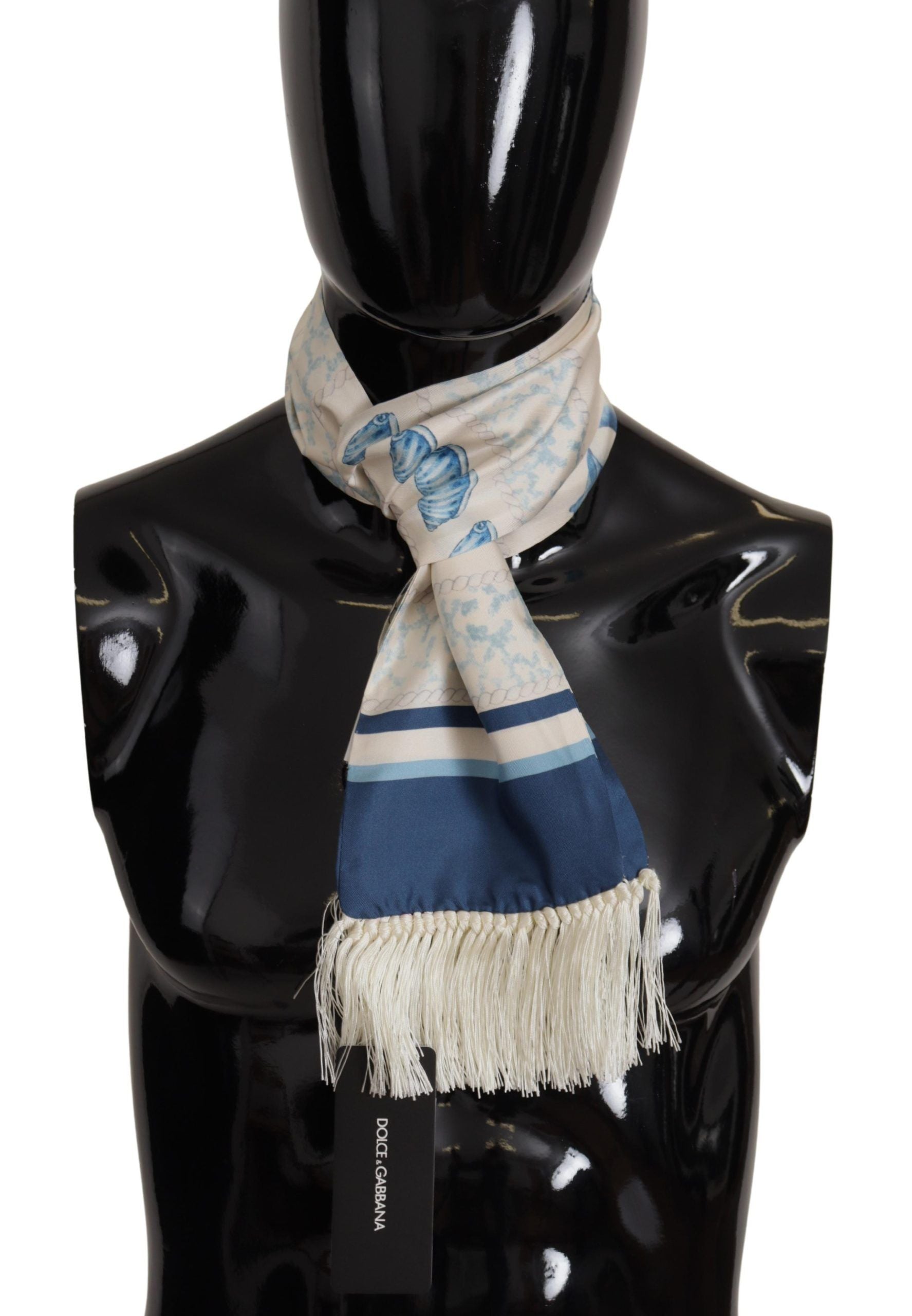 Dolce & Gabbana Elegant Multicolor Silk Men's Scarf - Luksusmuotia Dolce & Gabbana - Tutustu YVES JAVANNI® 