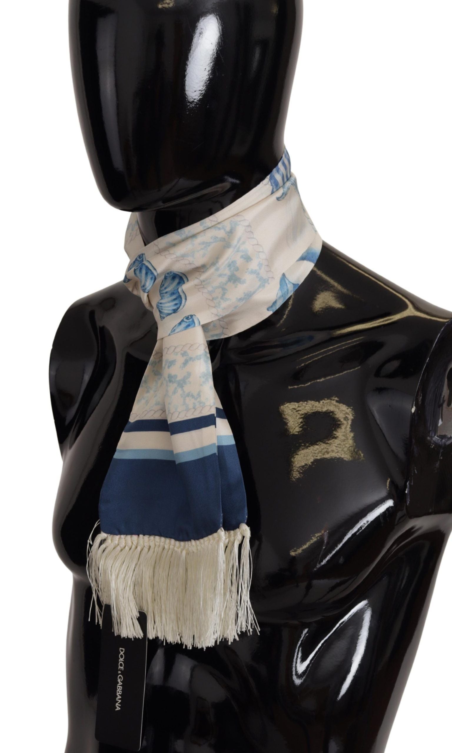 Dolce & Gabbana Elegant Multicolor Silk Men's Scarf - Luksusmuotia Dolce & Gabbana - Tutustu YVES JAVANNI® 