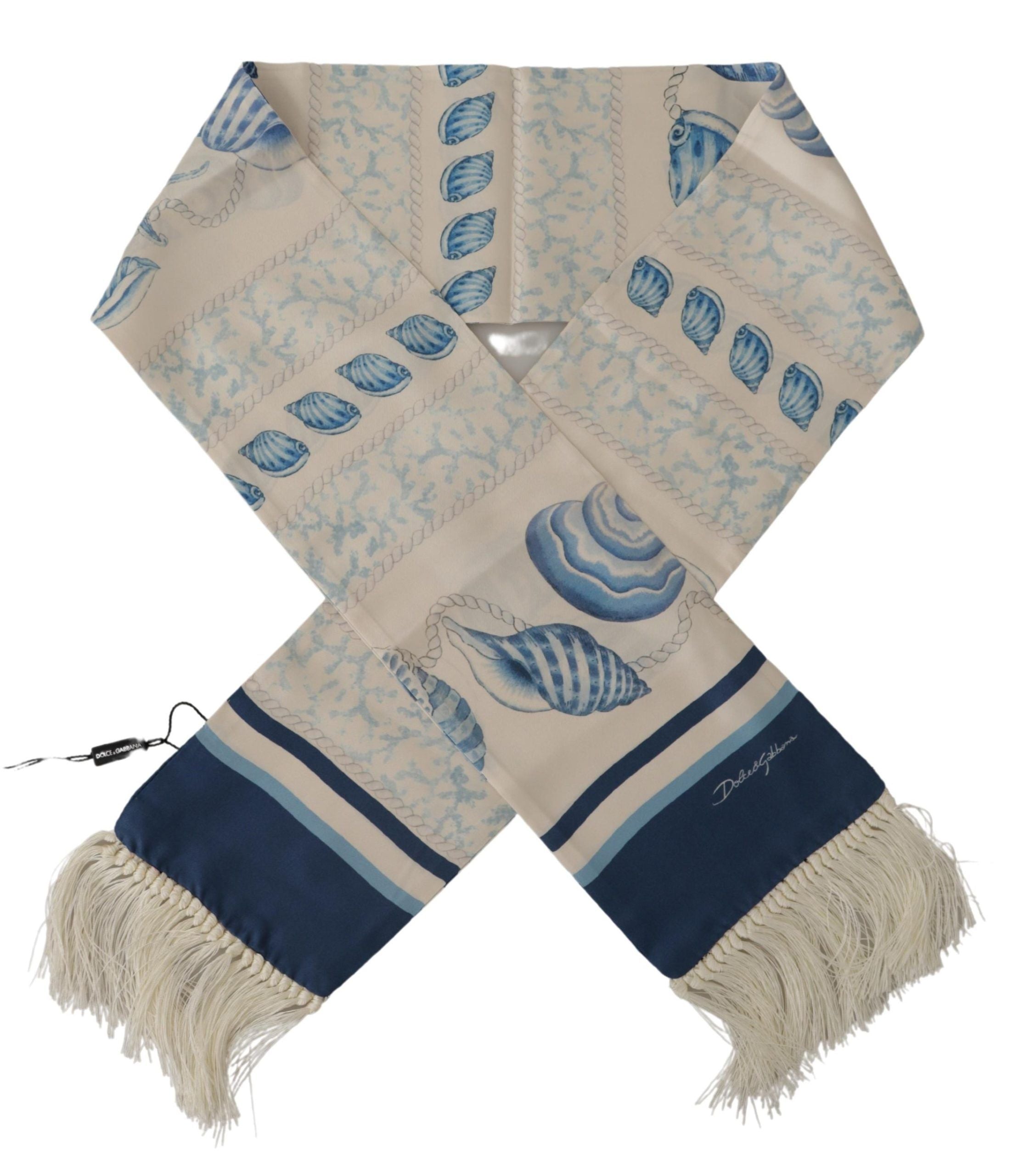 Dolce & Gabbana Elegant Multicolor Silk Men's Scarf - Luksusmuotia Dolce & Gabbana - Tutustu YVES JAVANNI® 