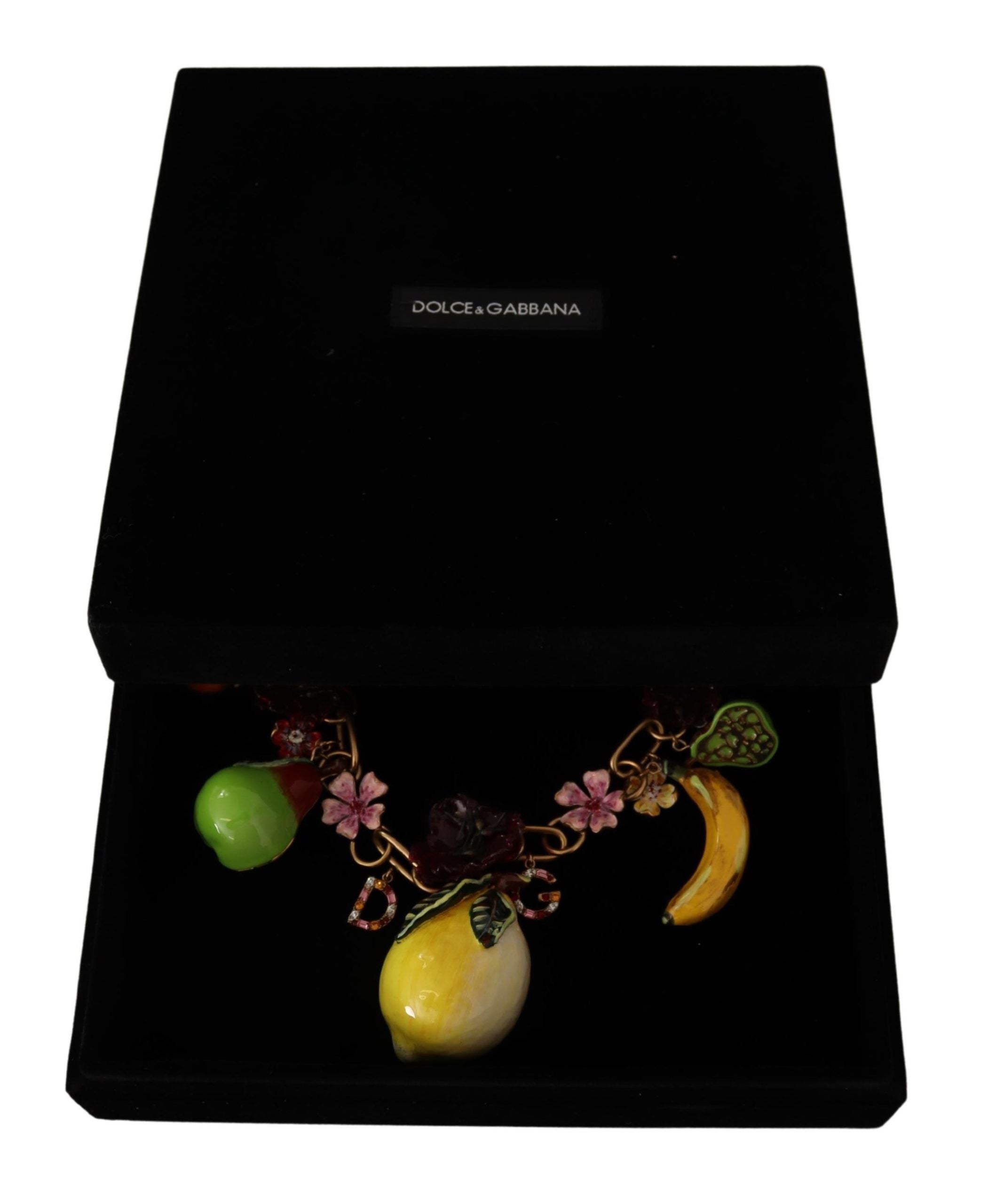 Dolce & Gabbana Chic Gold Statement Sicily Fruit Necklace - Luksusmuotia Dolce & Gabbana - Tutustu YVES JAVANNI® 