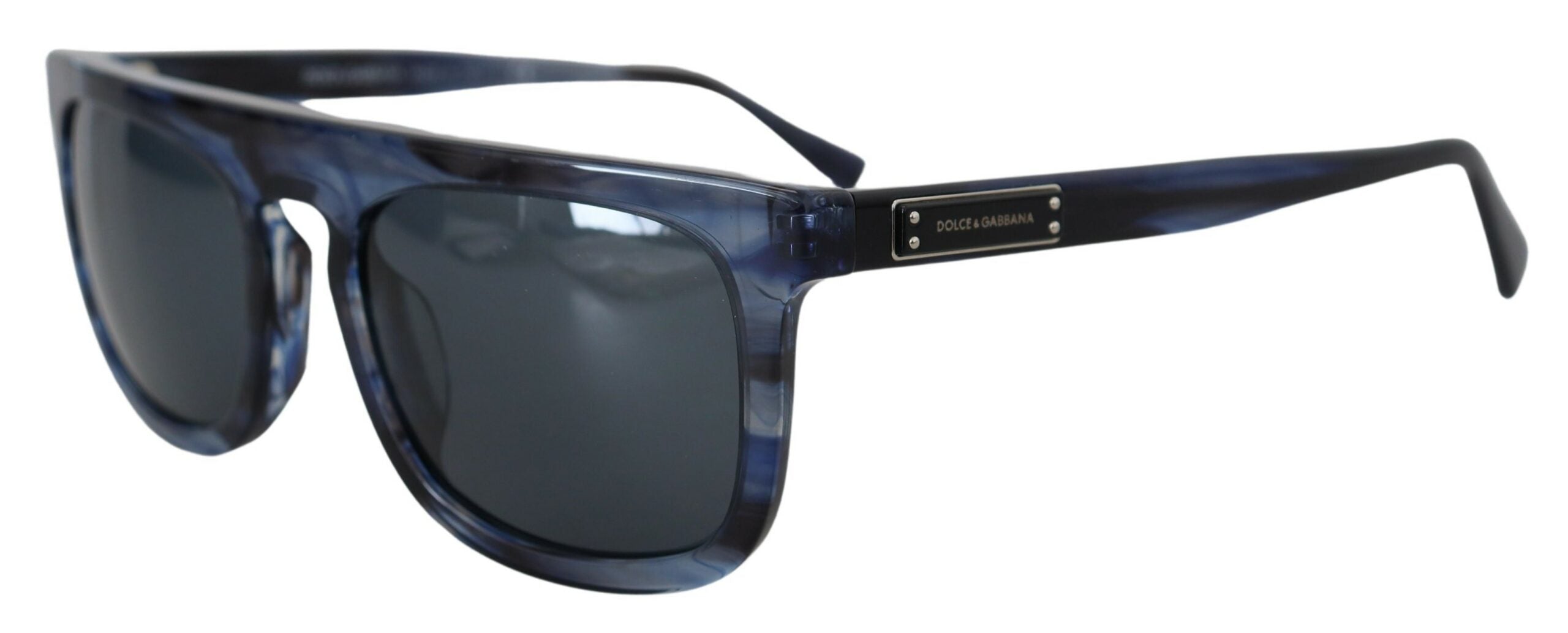 Dolce & Gabbana Elegant Blue Acetate Sunglasses - Luksusmuotia Dolce & Gabbana - Tutustu YVES JAVANNI® 