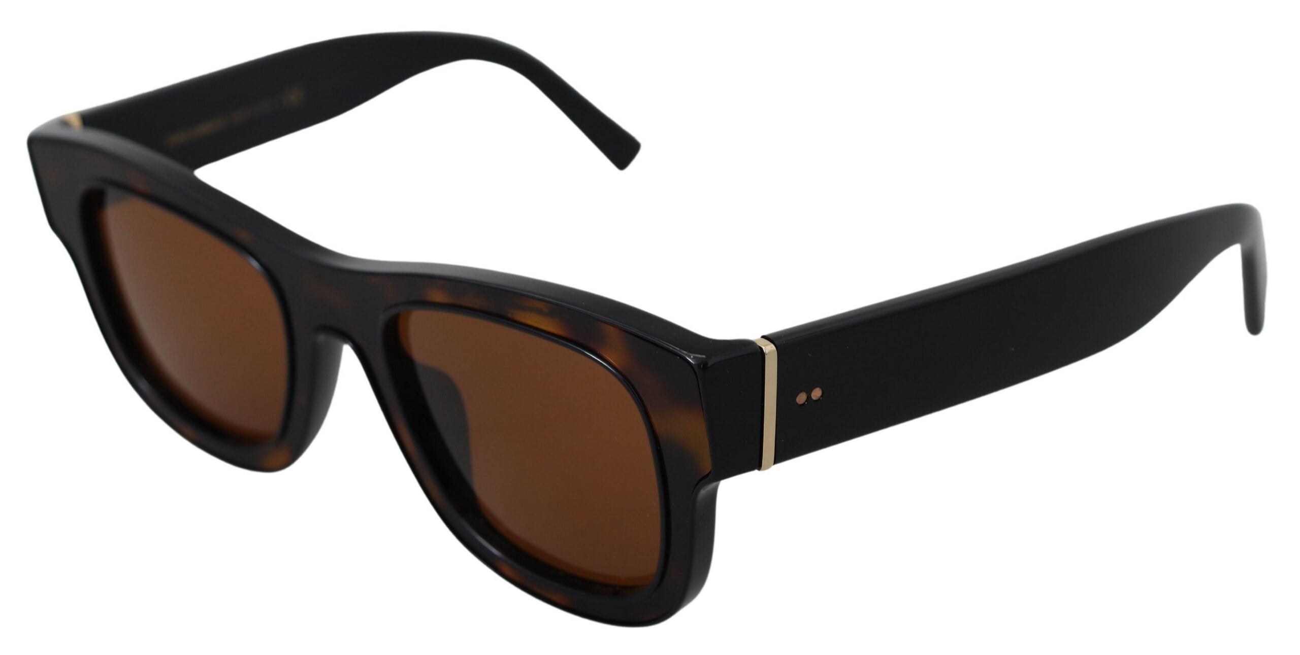 Dolce & Gabbana Chic Brown Acetate Sunglasses - Luksusmuotia Dolce & Gabbana - Tutustu YVES JAVANNI® 