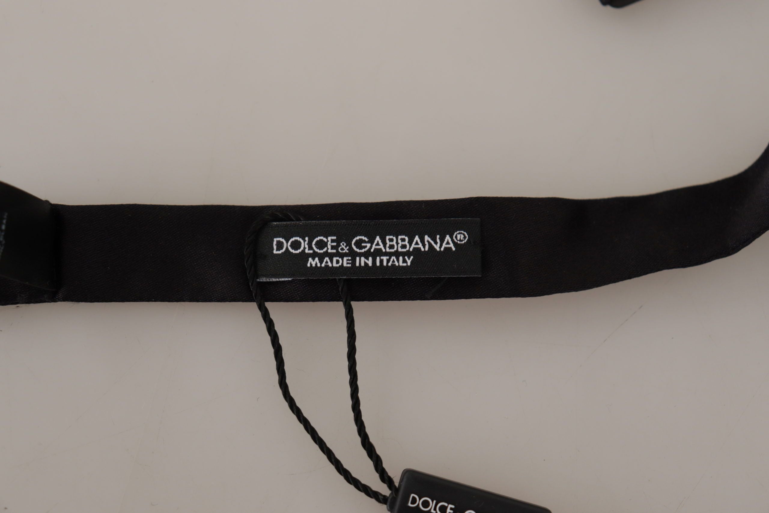 Dolce & Gabbana Elegant Multicolor Silk Bow Tie - Luksusmuotia Dolce & Gabbana - Tutustu YVES JAVANNI® 