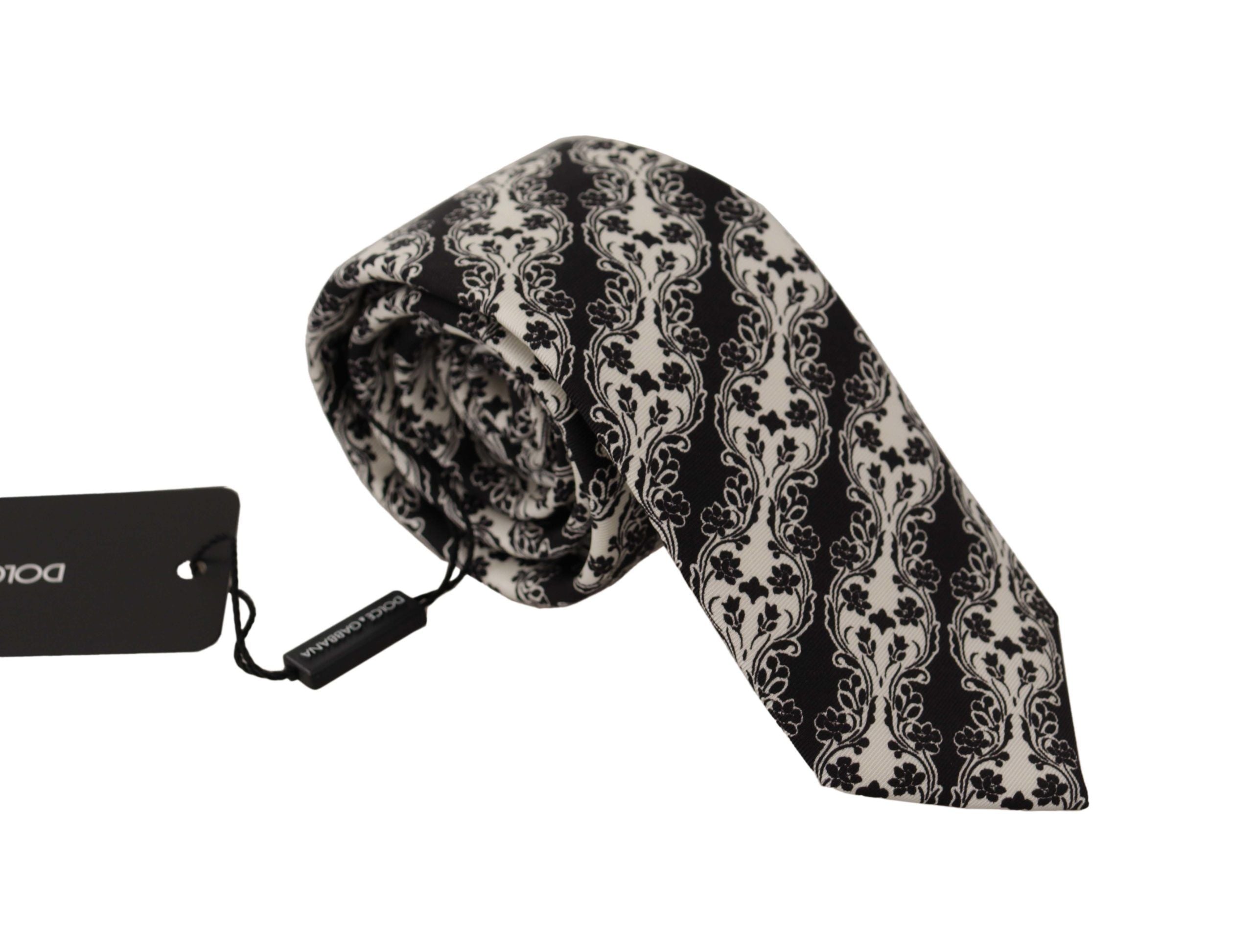 Dolce & Gabbana Elegant Floral Print Silk Bow Tie - Luksusmuotia Dolce & Gabbana - Tutustu YVES JAVANNI® 