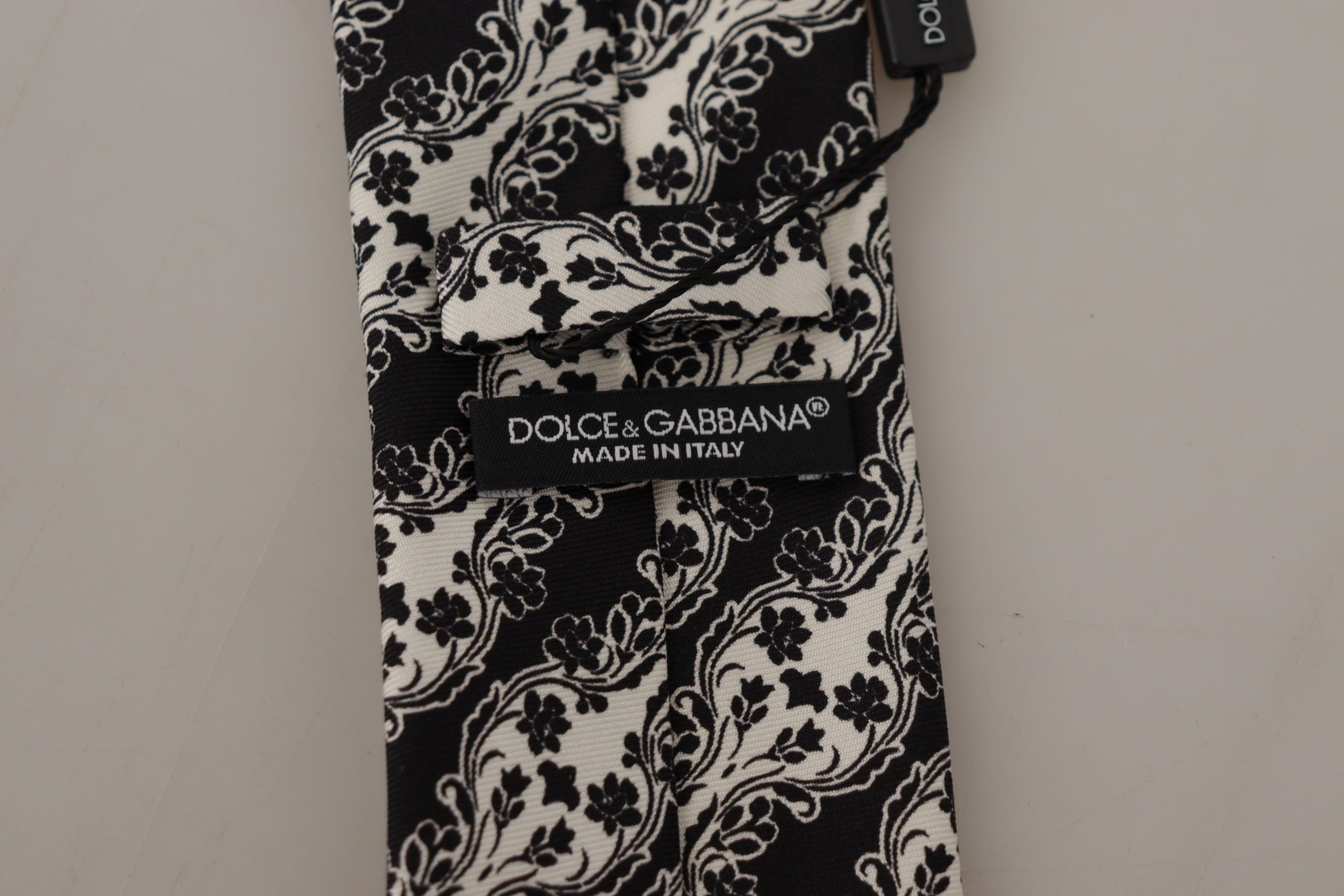 Dolce & Gabbana Elegant Floral Print Silk Bow Tie - Luksusmuotia Dolce & Gabbana - Tutustu YVES JAVANNI® 