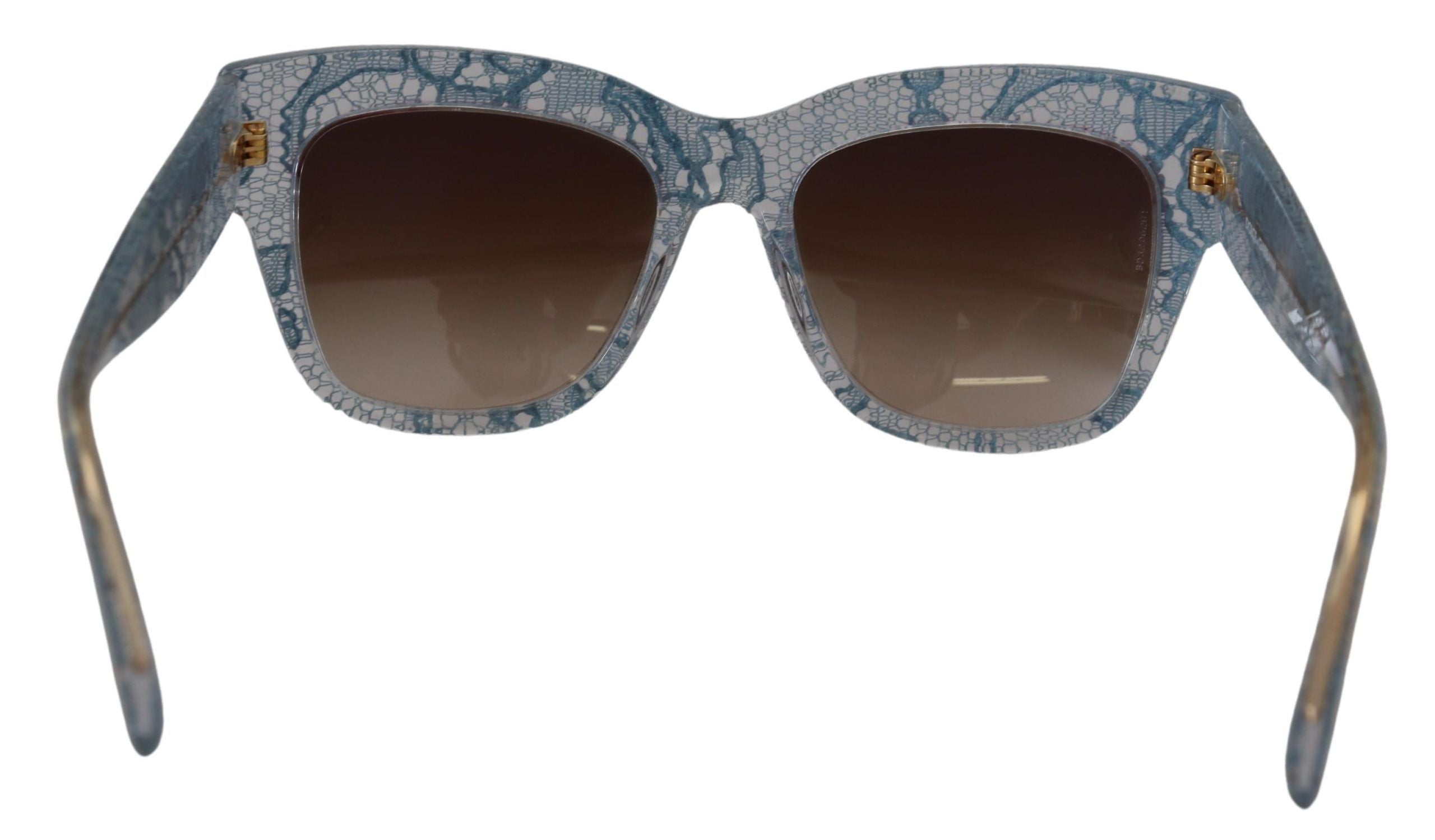 Dolce & Gabbana Elegant Lace-Trimmed Gradient Sunglasses - Luksusmuotia Dolce & Gabbana - Tutustu YVES JAVANNI® 