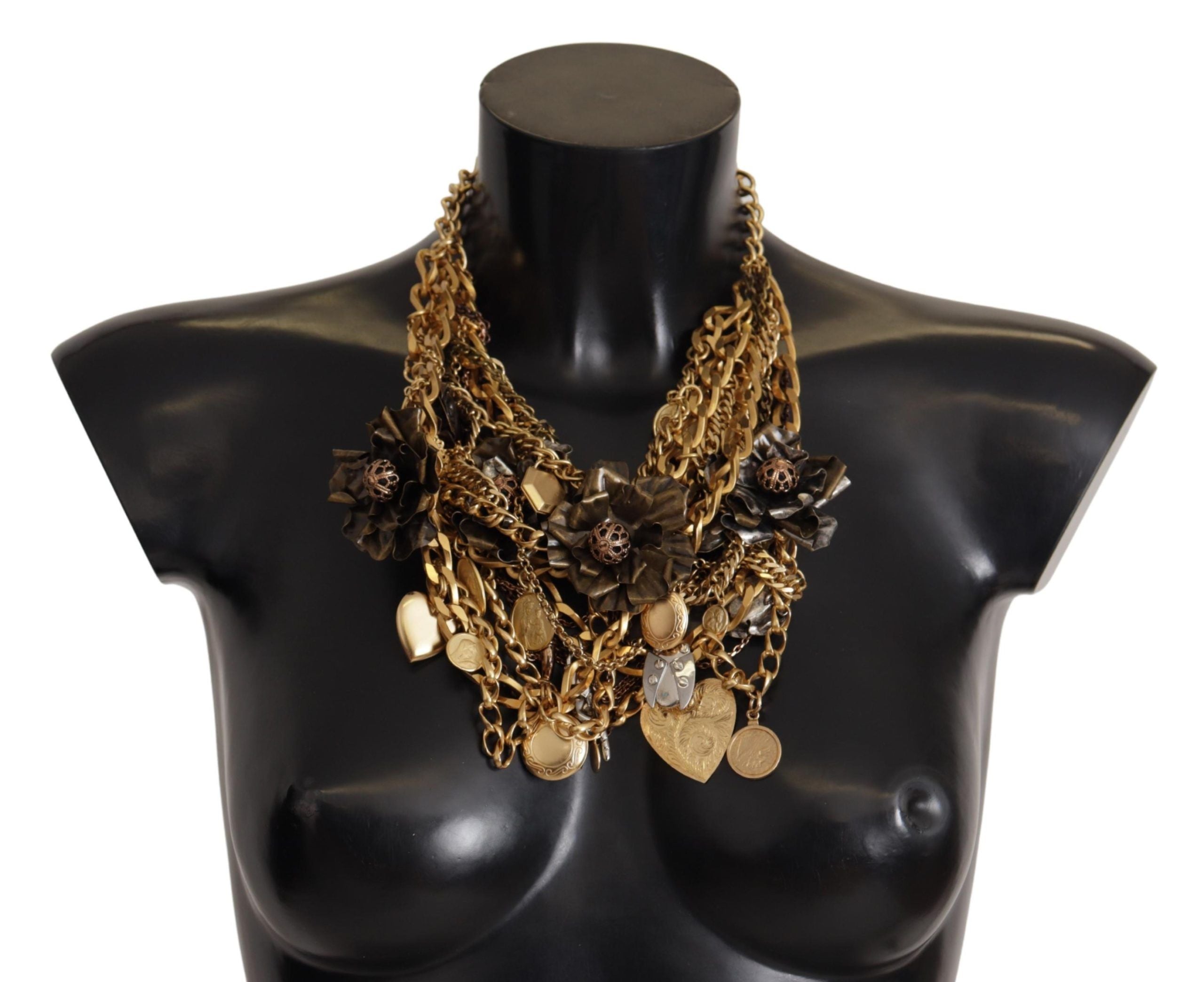 Dolce & Gabbana Sicilian Glamour Gold Statement Necklace - Luksusmuotia Dolce & Gabbana - Tutustu YVES JAVANNI® 