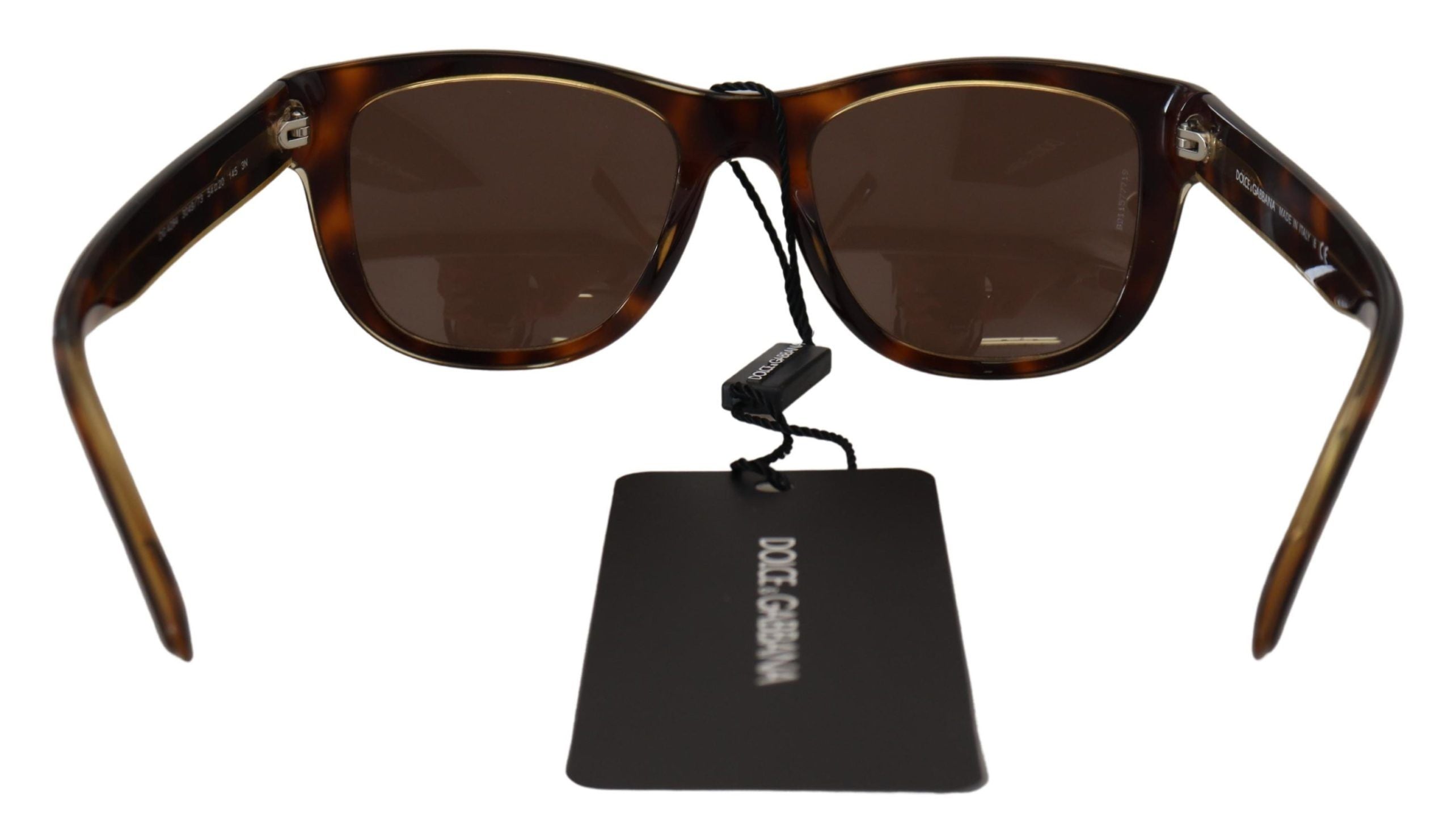 Dolce & Gabbana Chic Unisex Brown Acetate Sunglasses - Luksusmuotia Dolce & Gabbana - Tutustu YVES JAVANNI® 