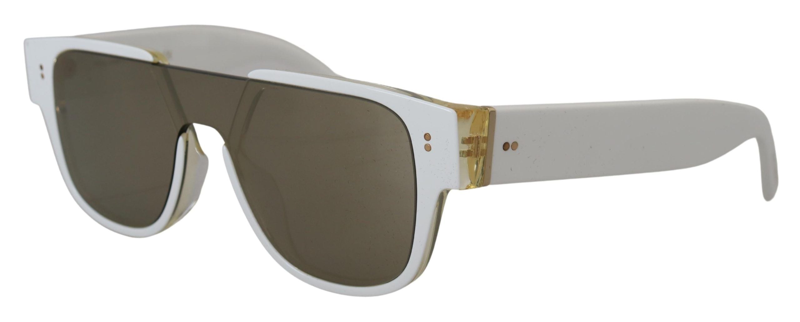 Dolce & Gabbana Elegant White Acetate Sunglasses for Women - Luksusmuotia Dolce & Gabbana - Tutustu YVES JAVANNI® 