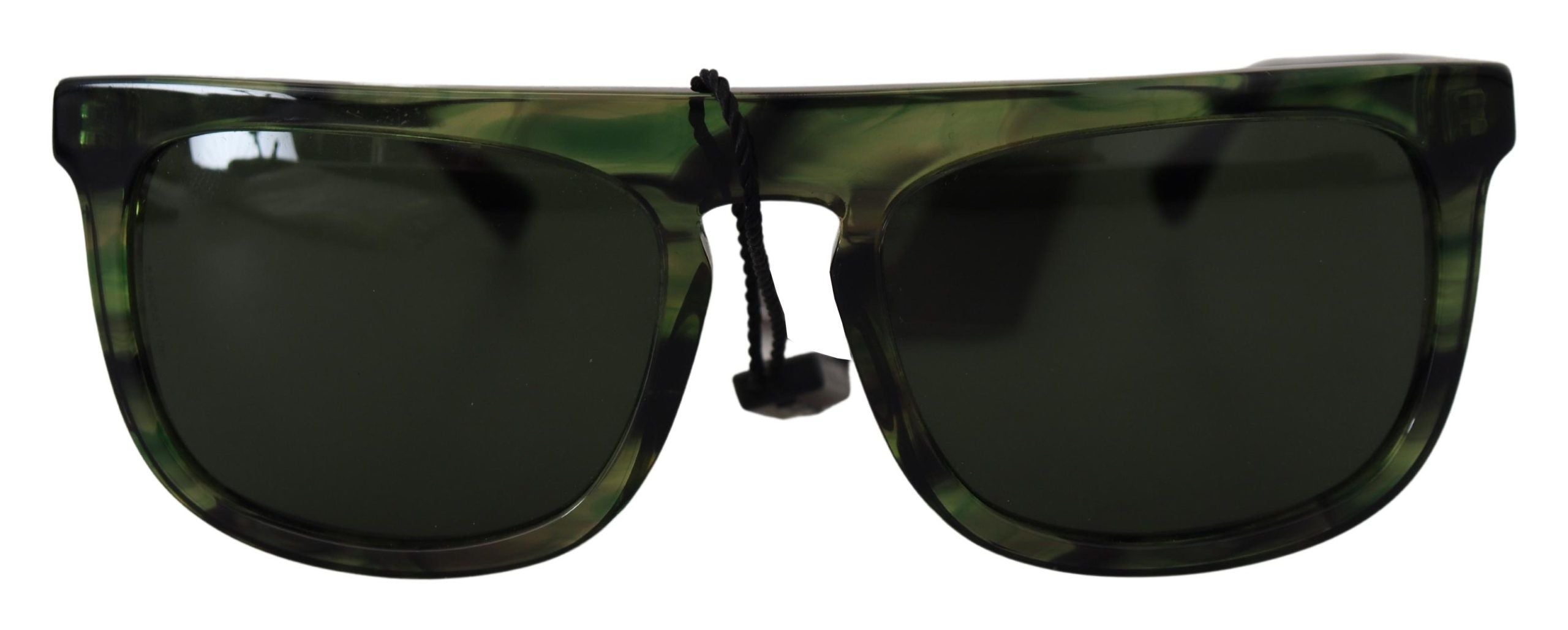 Dolce & Gabbana Chic Green Acetate Women's Sunglasses - Luksusmuotia Dolce & Gabbana - Tutustu YVES JAVANNI® 