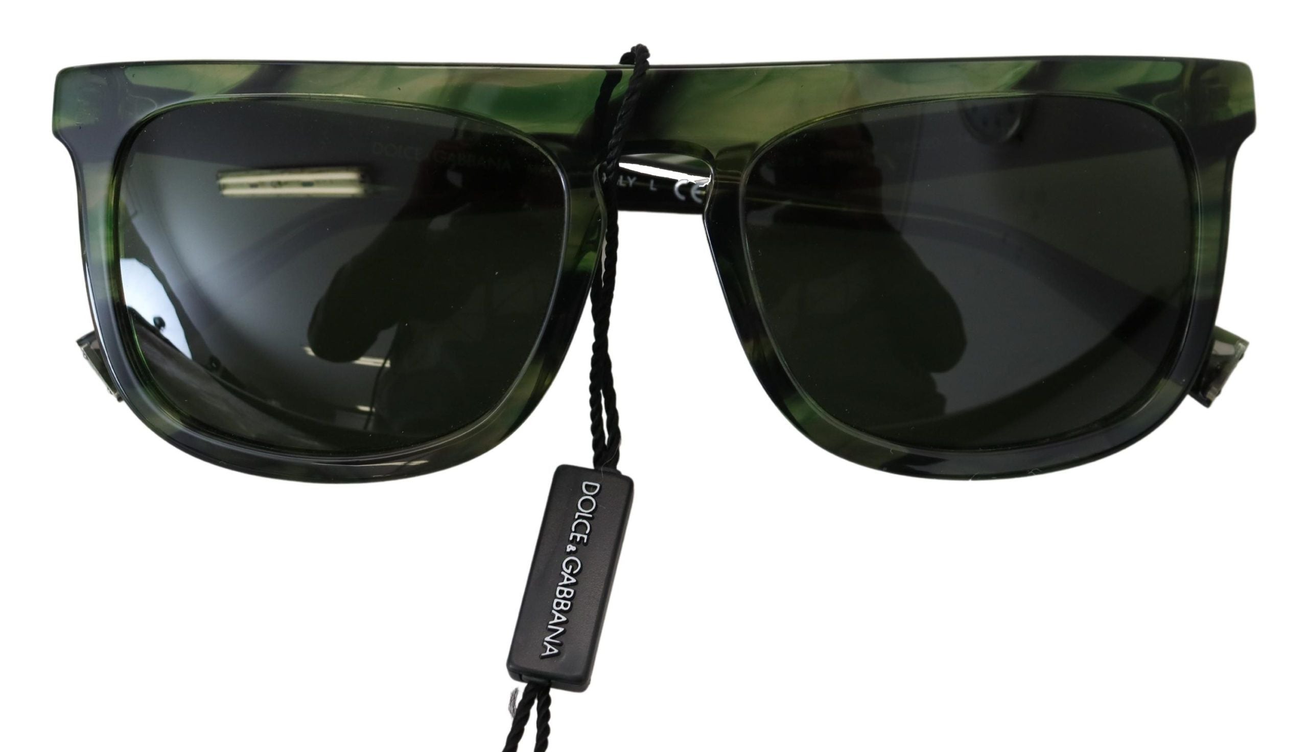 Dolce & Gabbana Chic Green Acetate Women's Sunglasses - Luksusmuotia Dolce & Gabbana - Tutustu YVES JAVANNI® 