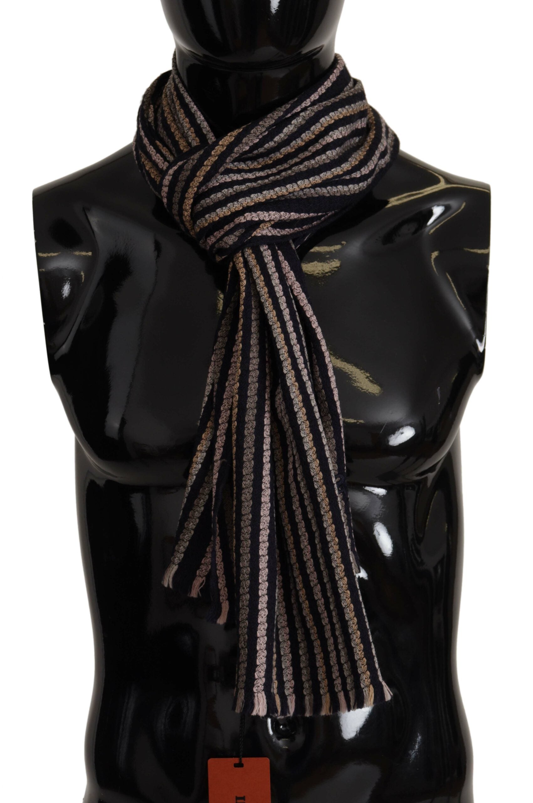 Missoni Authentic Multicolor Wool Mens Scarf - Luksusmuotia Missoni - Tutustu YVES JAVANNI® 